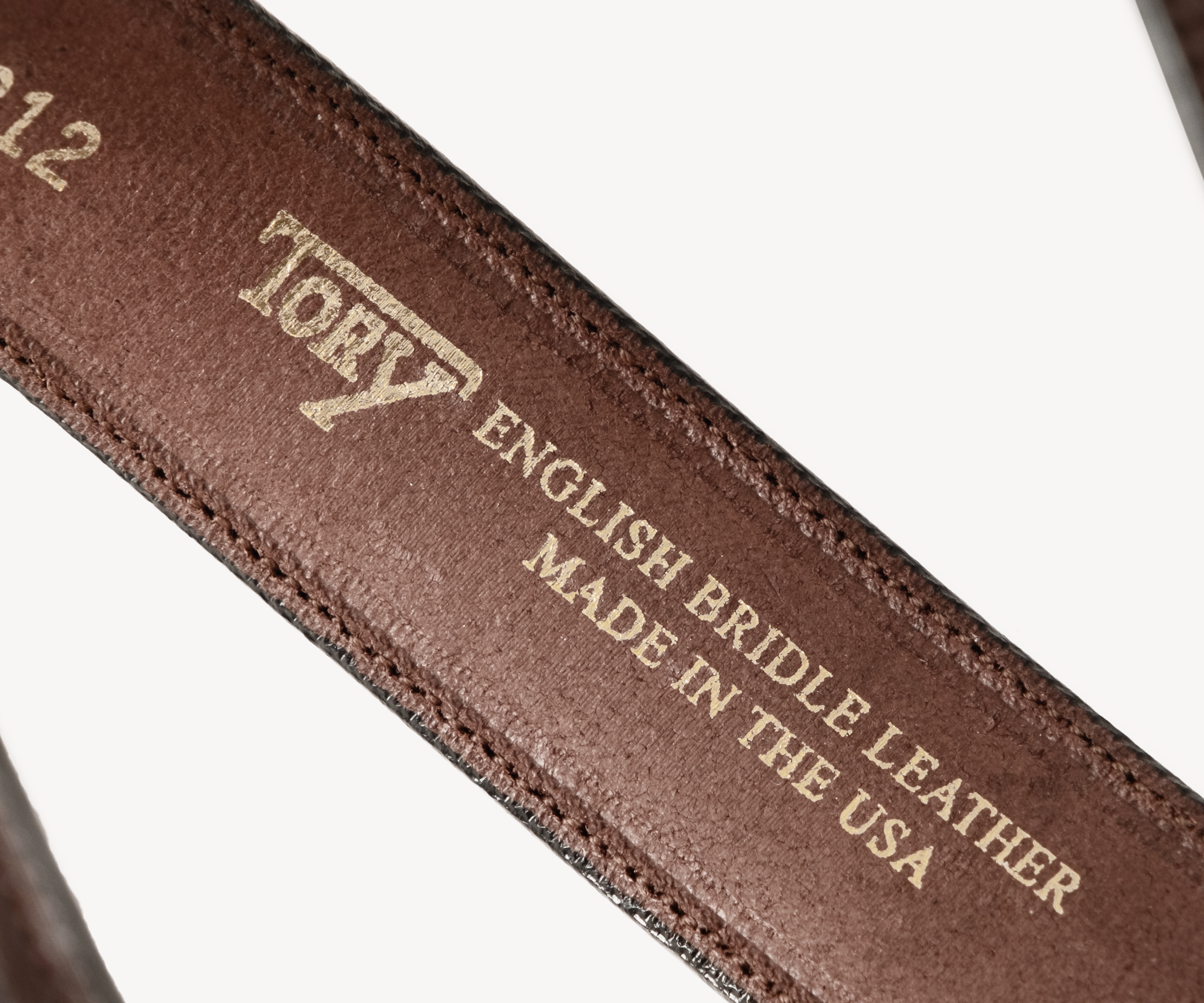 THE RANCH BELT Ceintures TAILLE 0 / HAVANA / NICKEL / MODÈLE 009 - BRUT Clothing
