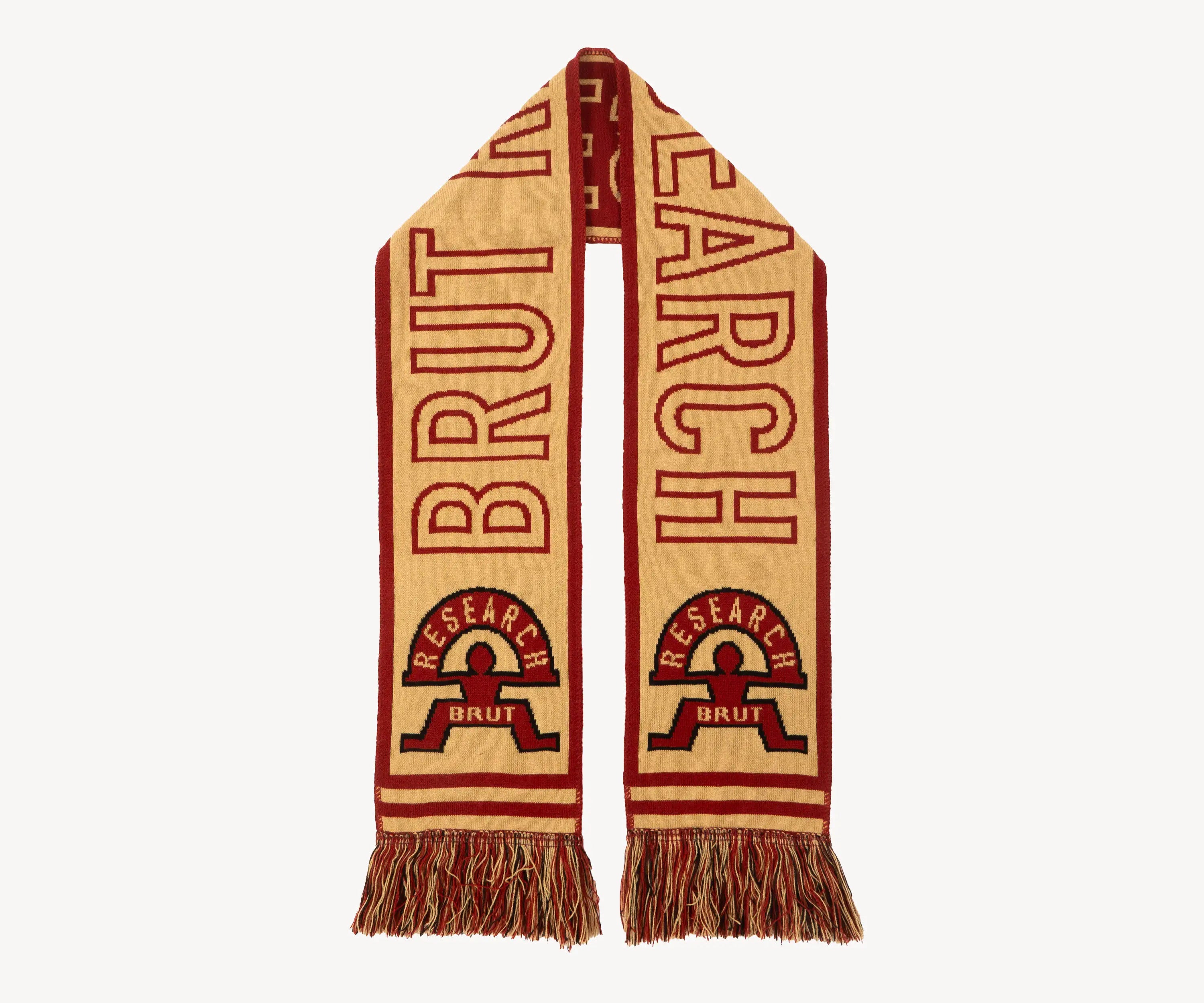 THE RESEARCH SCARF Accessories ONE SIZE / RED - BRUT Clothing