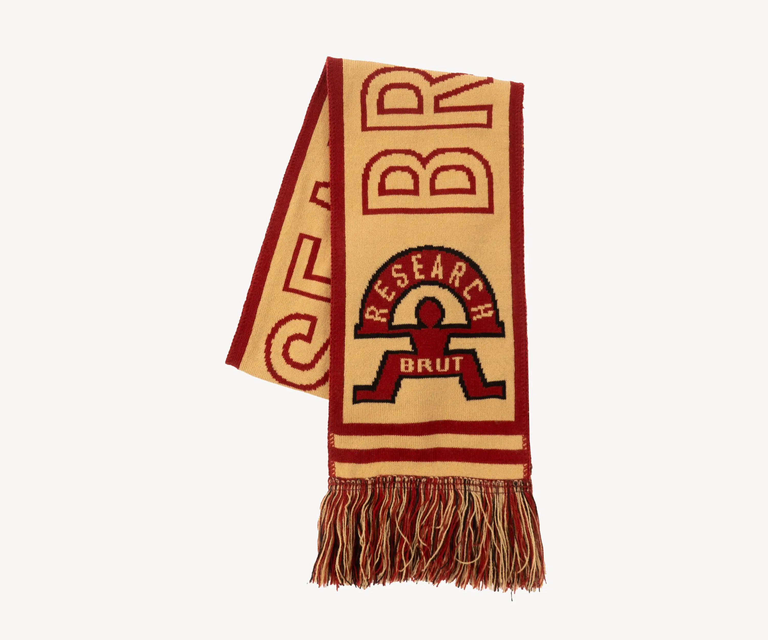 THE RESEARCH SCARF Accessories ONE SIZE / RED - BRUT Clothing