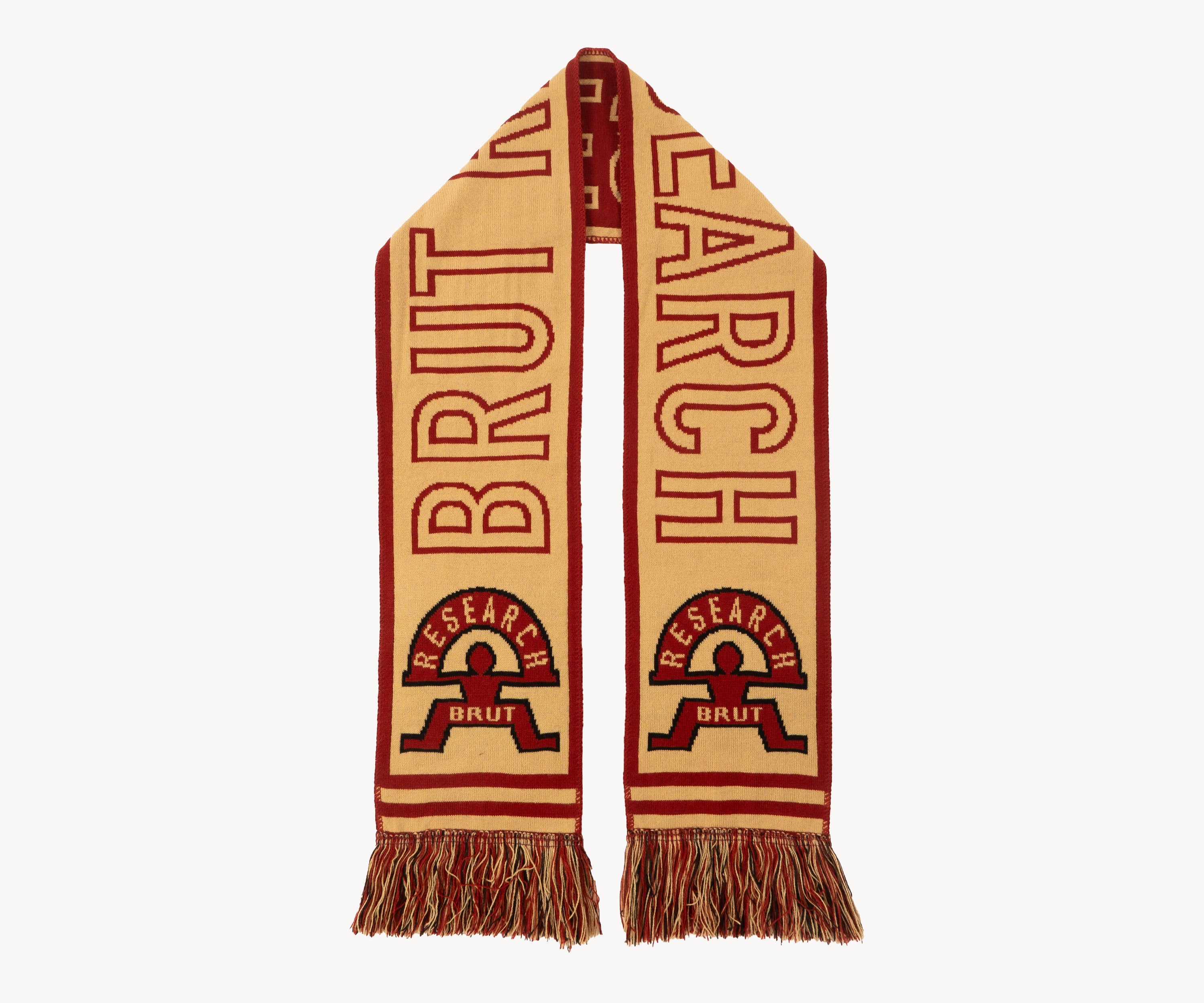 THE RESEARCH SCARF Écharpes ROUGE - BRUT Clothing
