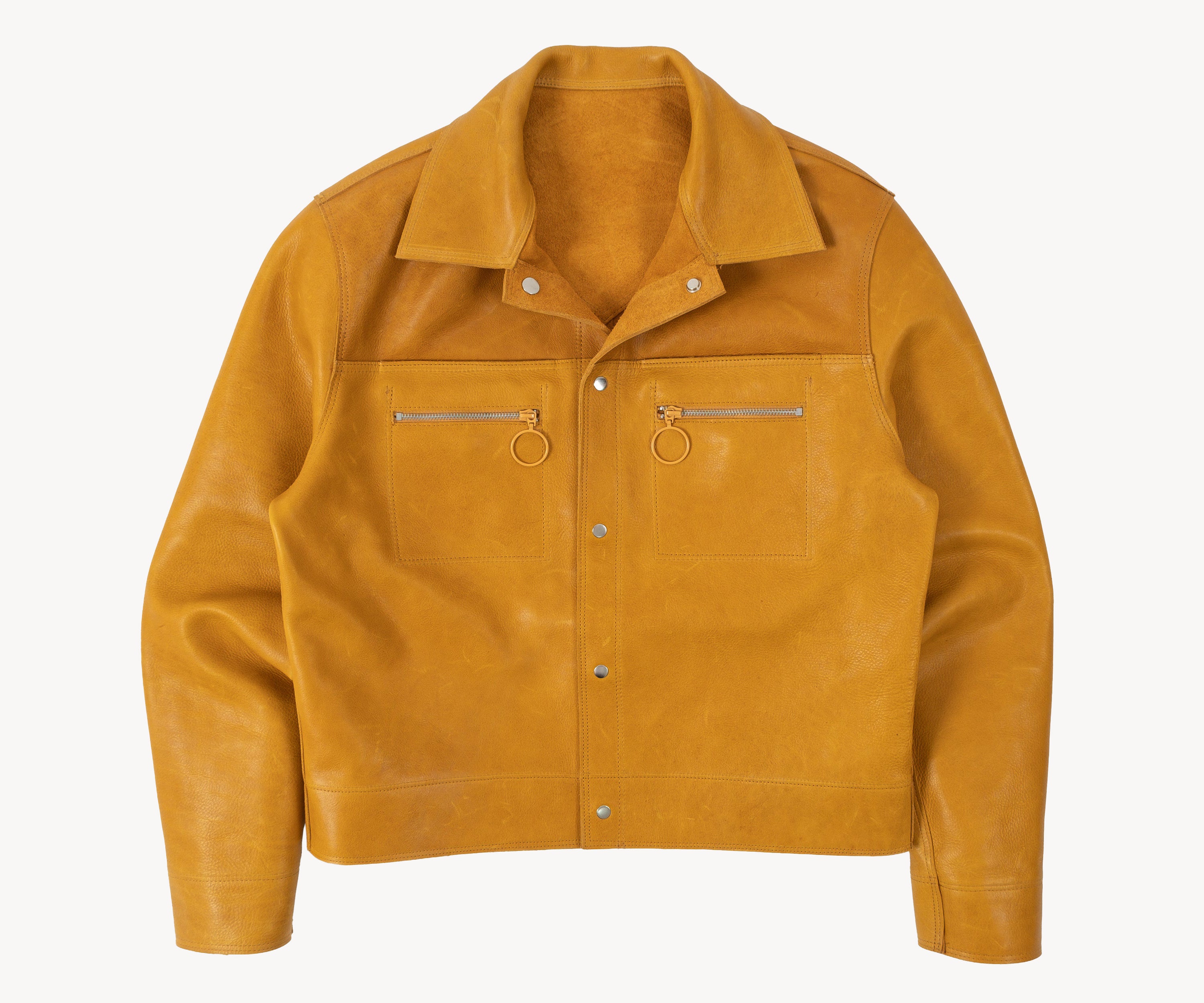 THE REVERSIBLE TRUCKER Manteaux et vestes SMALL / MOUTARDE - BRUT Clothing