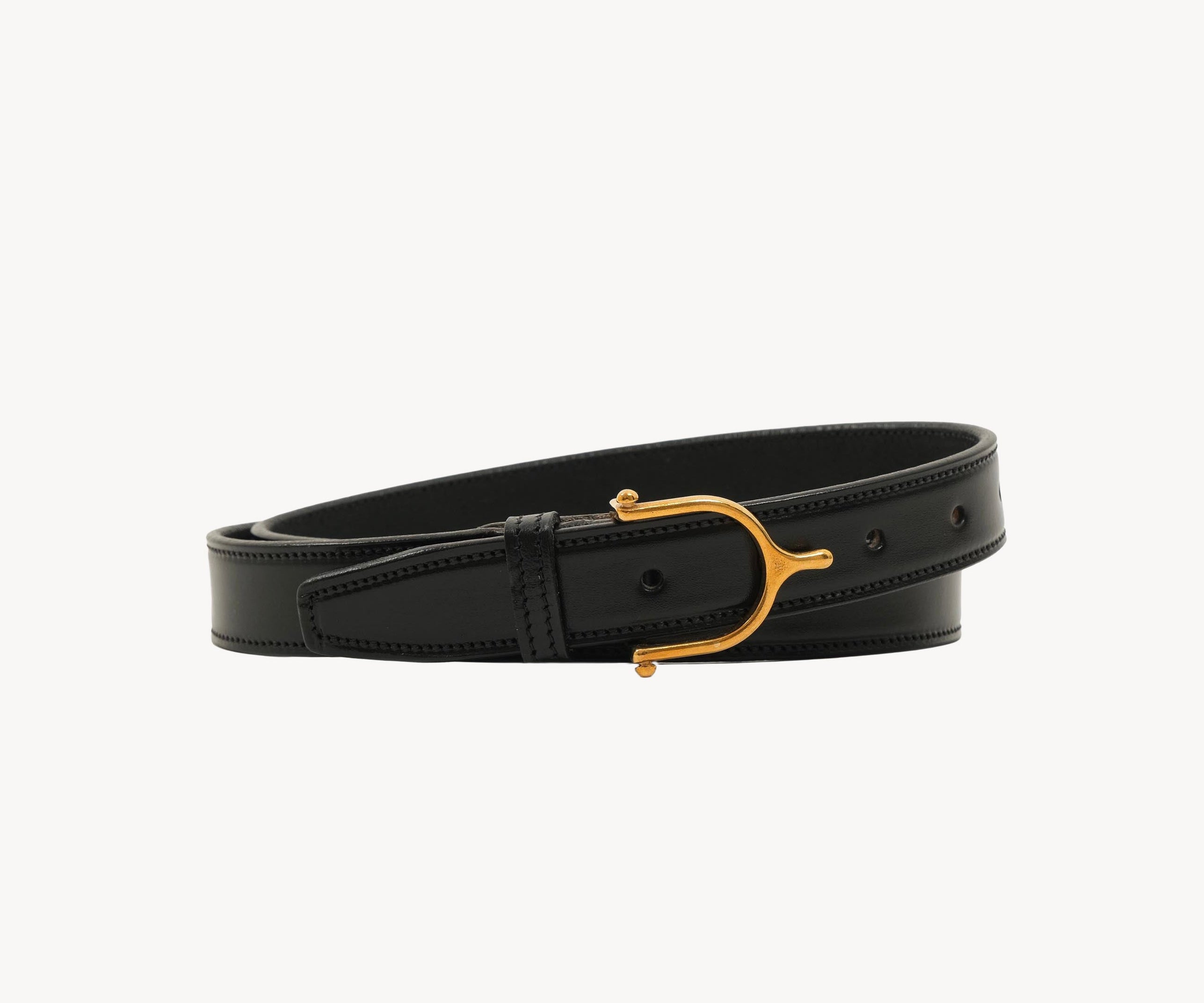 THE SPUR BELT Belts SIZE 0 / BLACK / BRASS / STYLE 007 - BRUT Clothing