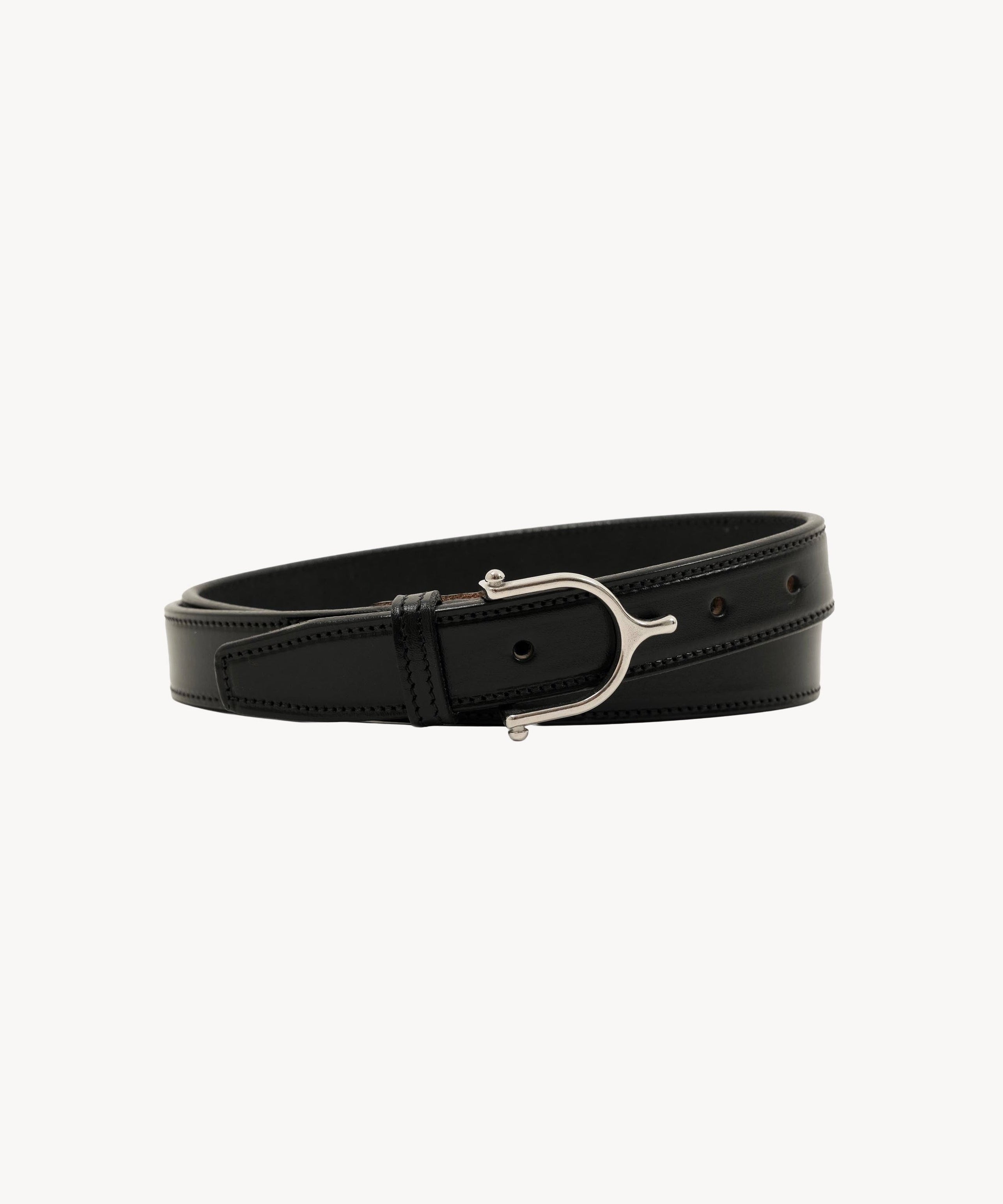 THE SPUR BELT - BLACK/NICKEL | BRUT Clothing