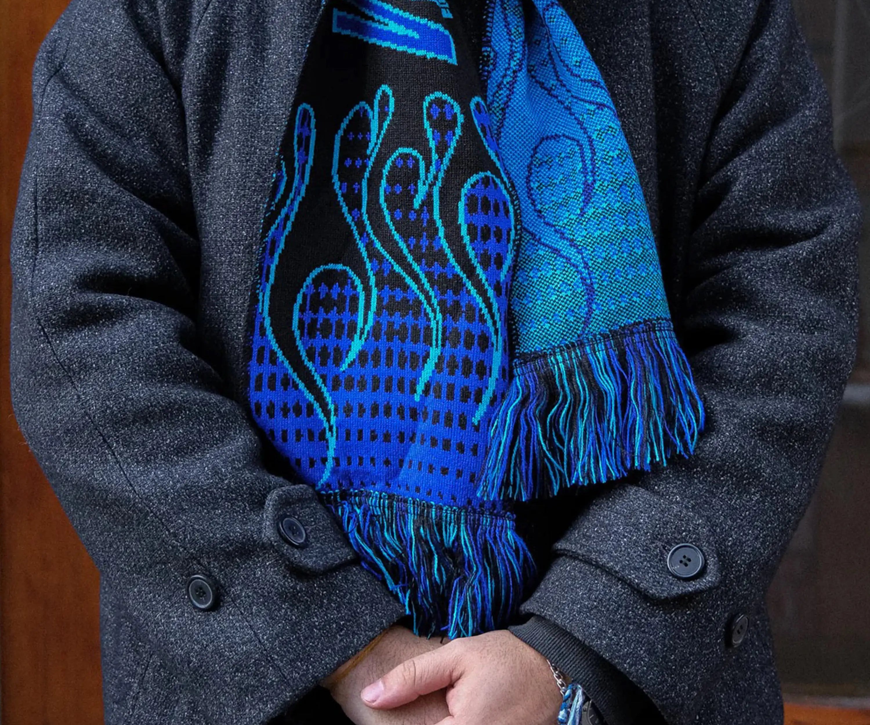 THE SUPPORTER SCARF Accessories ONE SIZE / BLUE - BRUT Clothing