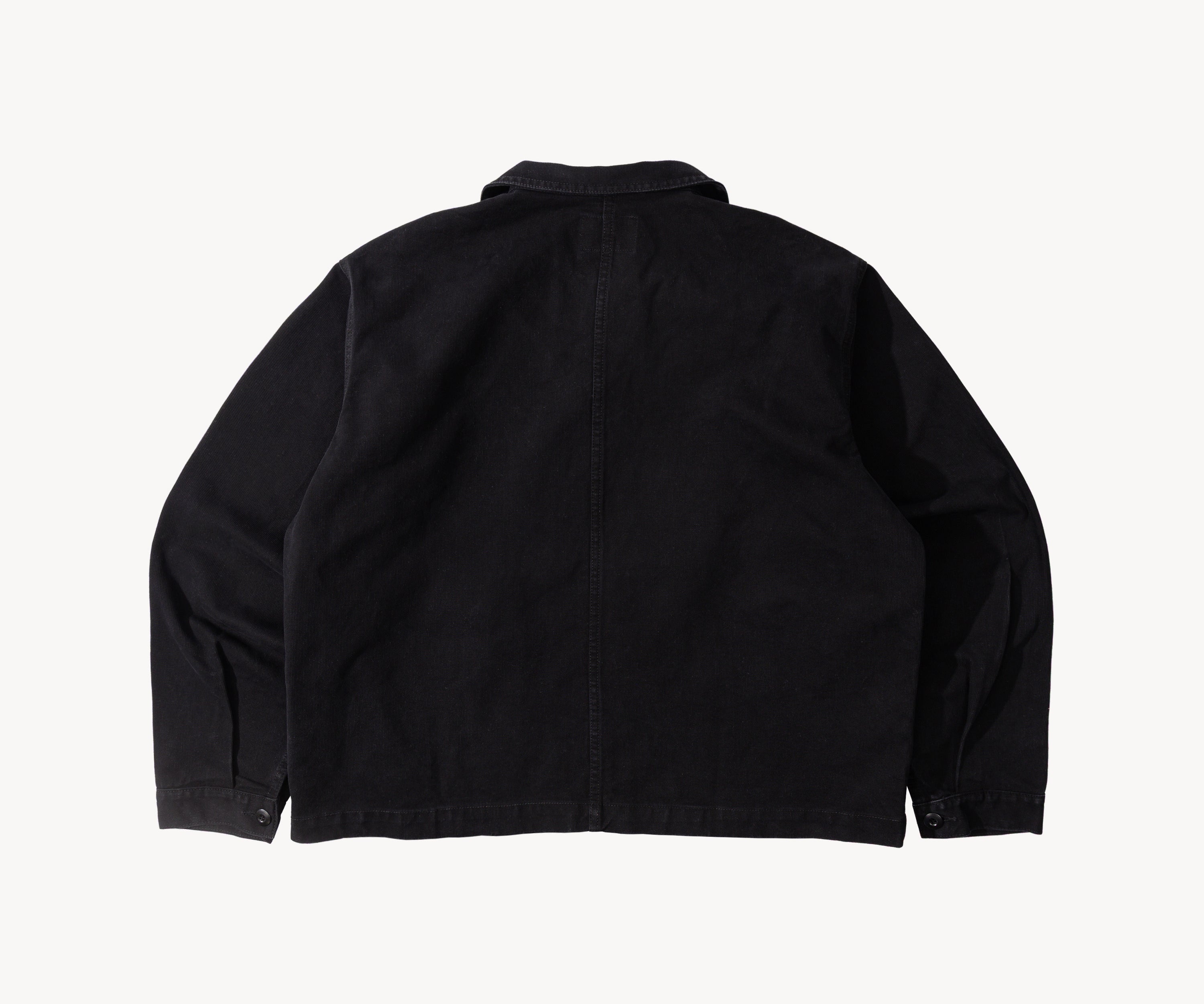 THE CROPPED WORK JACKET Coats & Jackets X-SMALL / BLACK - BRUT Clothing