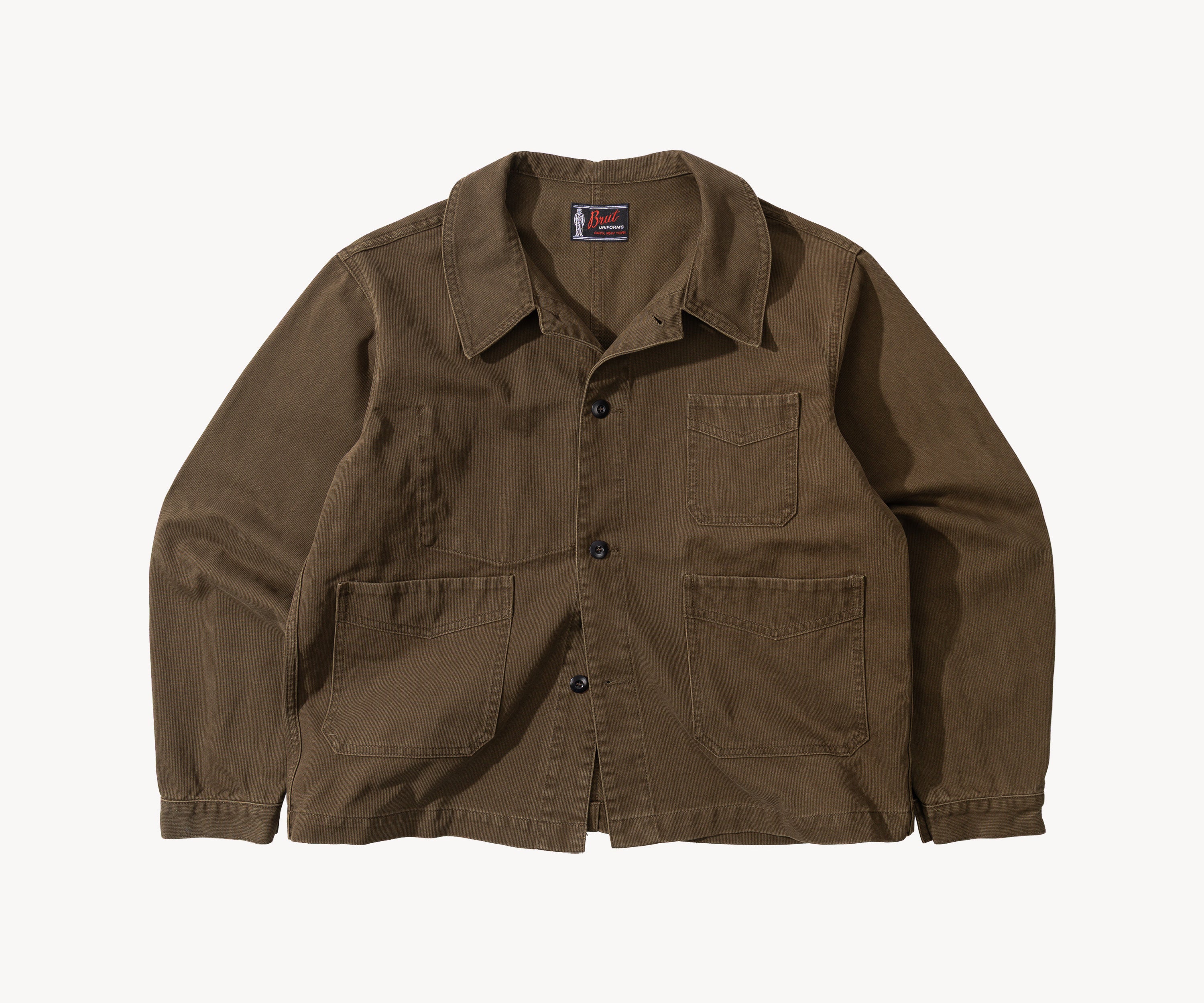 THE CROPPED WORK JACKET Manteaux et vestes XS / MARRON - BRUT Clothing