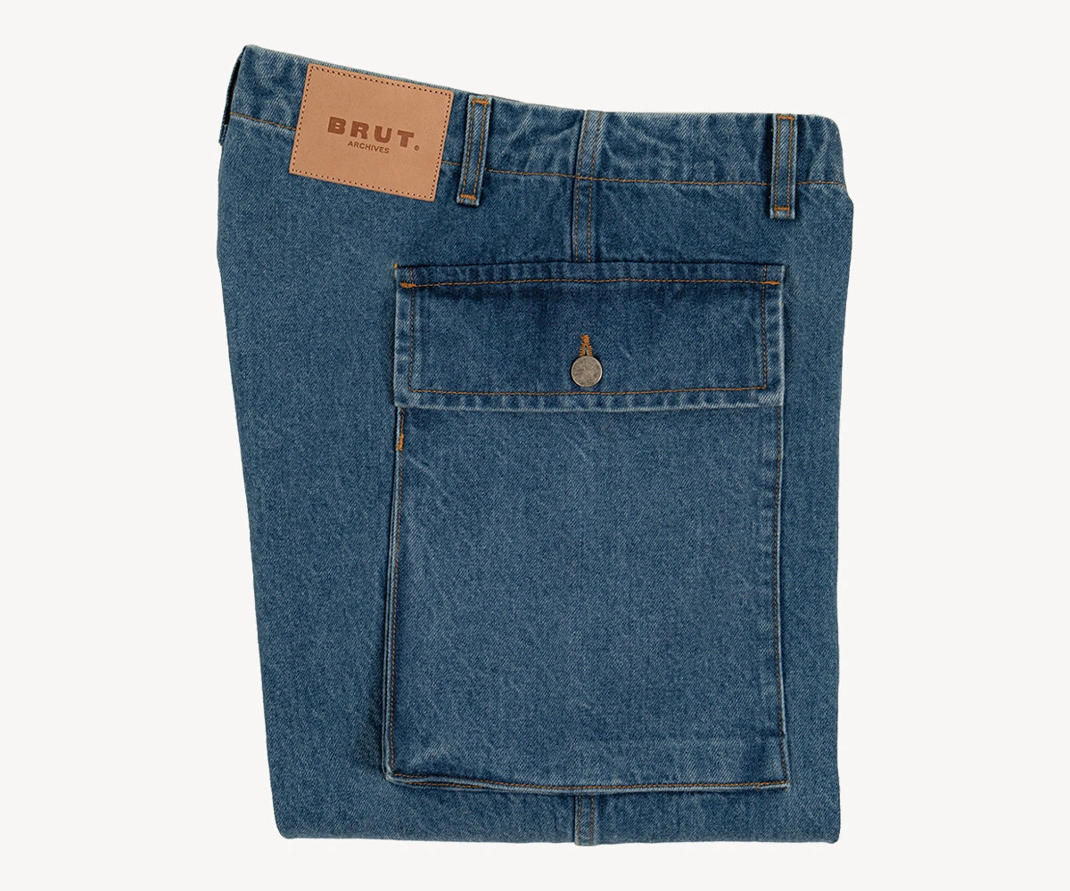 THE CARGO PANTS Pants US26 / FR36 / MEDIUM WASH - BRUT Clothing