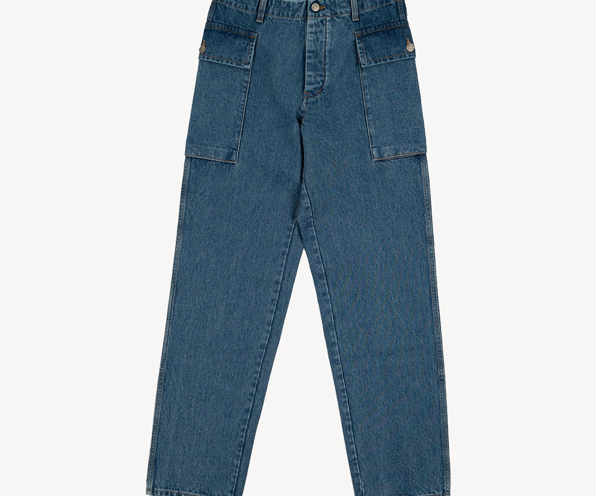 THE CARGO PANTS Pants US26 / FR36 / MEDIUM WASH - BRUT Clothing