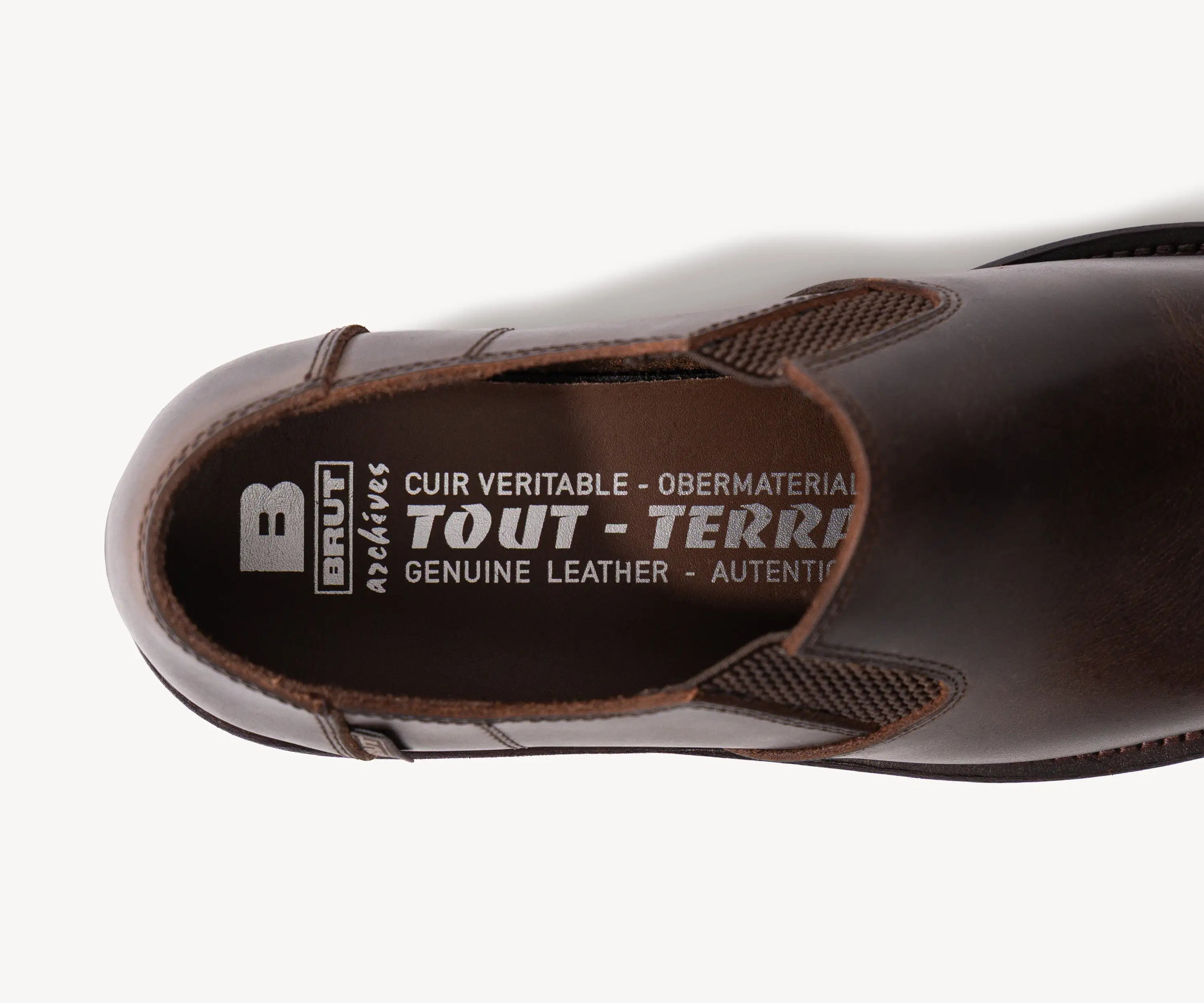 TOUT-TERRAIN SHOES Socks and Shoes 39EU / 6.5US / BROWN - BRUT Clothing