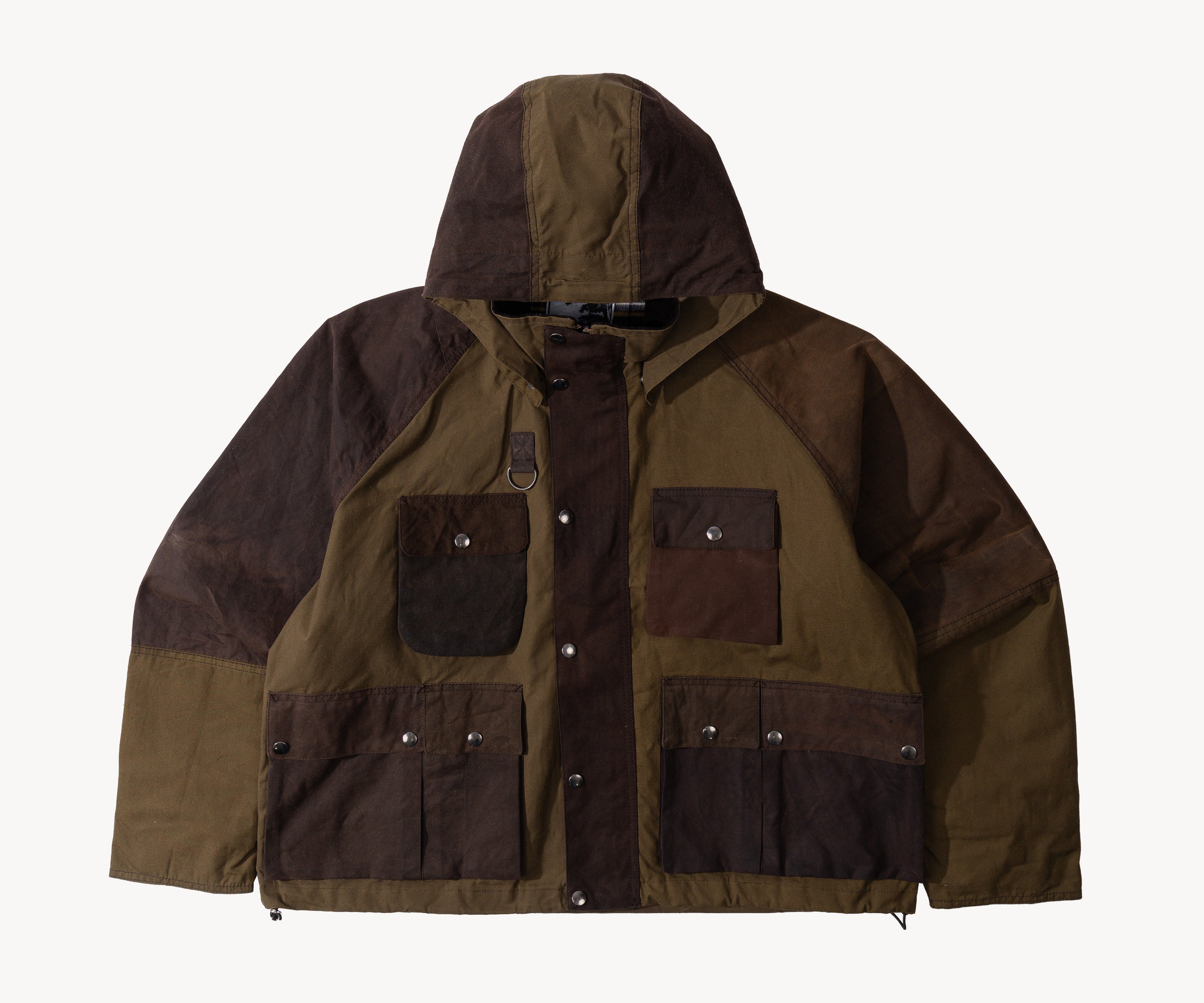 REWORK® TRIAL WAX JACKET - N° 032 Manteaux et vestes LARGE / MARRON - BRUT Clothing