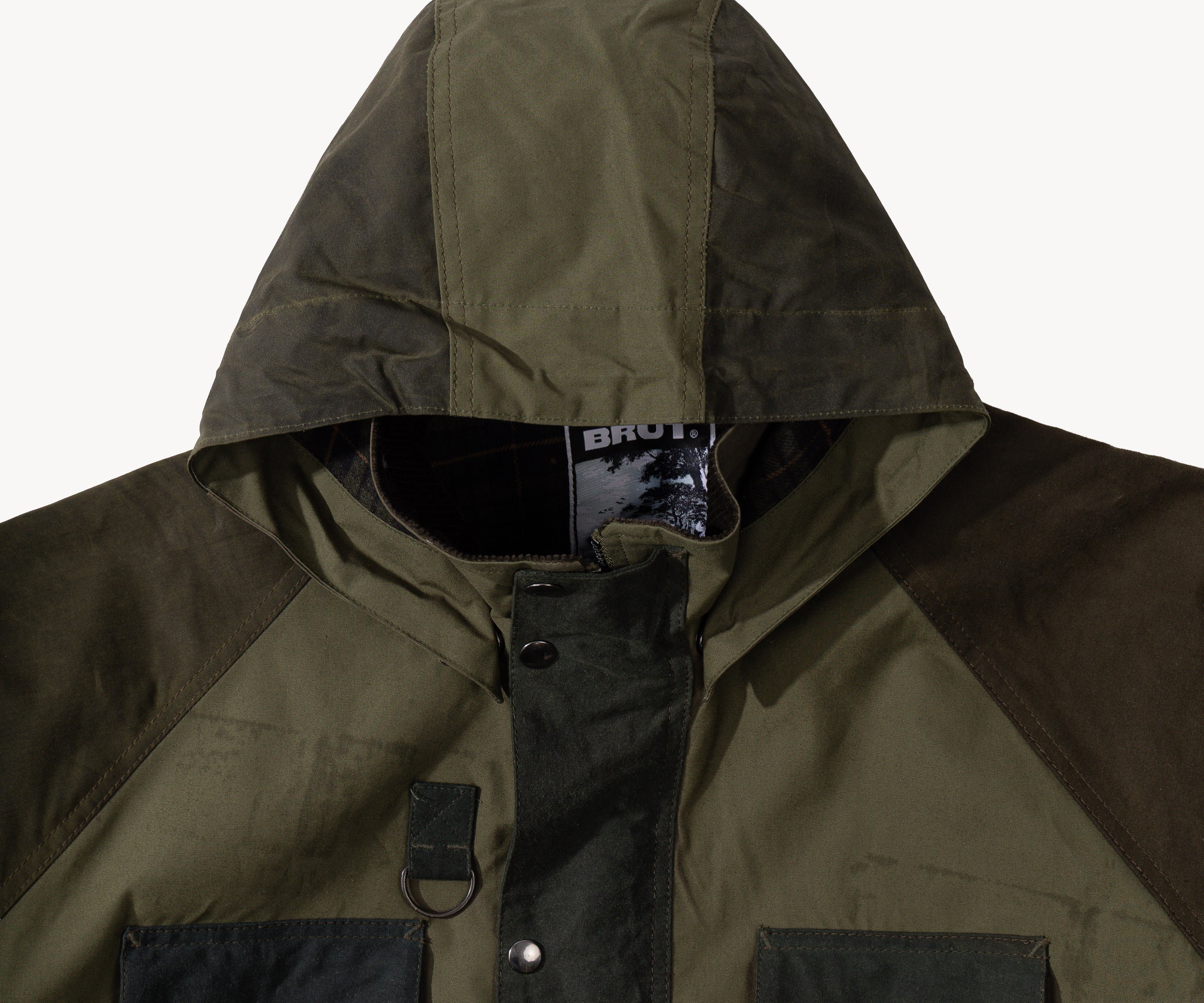 REWORK® TRIAL WAX JACKET - N° 041 Coats & Jackets X-LARGE / GREEN - BRUT Clothing