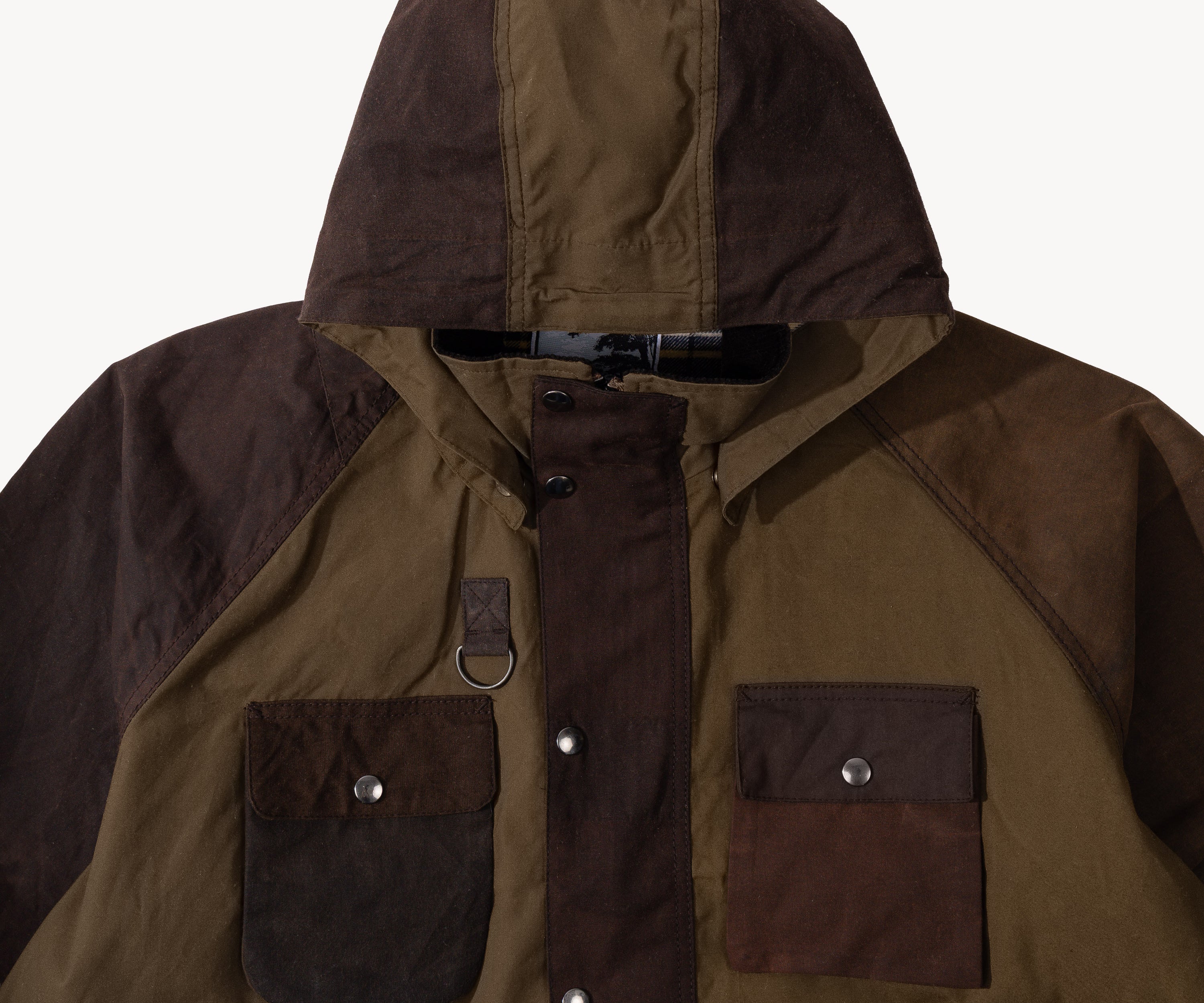 REWORK® TRIAL WAX JACKET - N° 032 Manteaux et vestes LARGE / MARRON - BRUT Clothing
