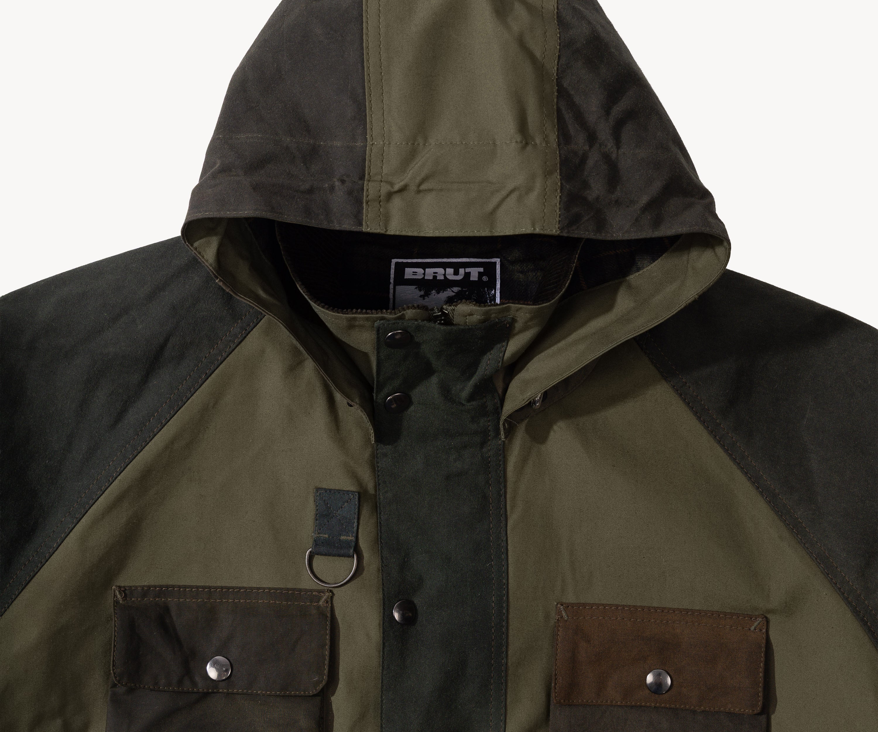 REWORK® TRIAL WAX JACKET - N° 025 Coats & Jackets LARGE / GREEN - BRUT Clothing