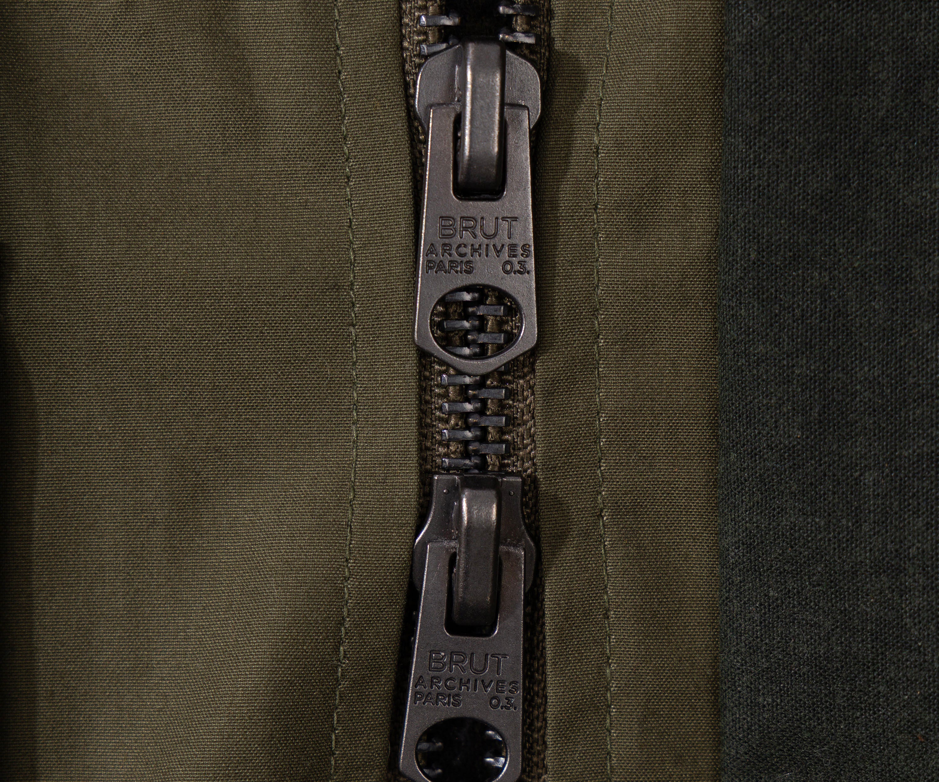 REWORK® TRIAL WAX JACKET - N° 012 Manteaux et vestes MEDIUM / VERT - BRUT Clothing