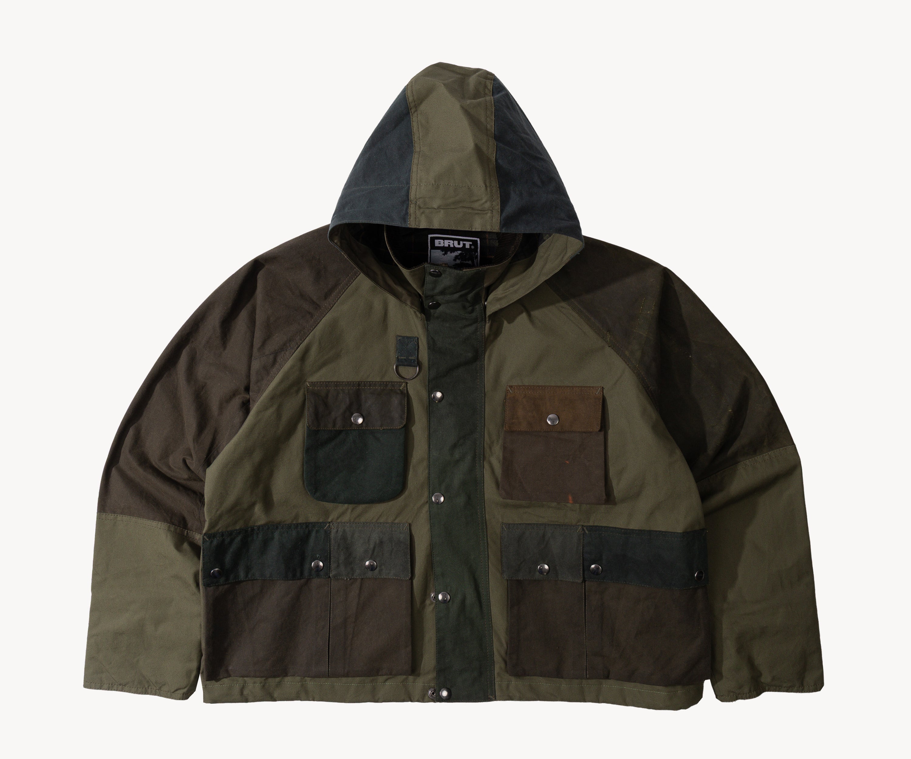 REWORK® TRIAL WAX JACKET - N° 013 Manteaux et vestes MEDIUM / VERT - BRUT Clothing