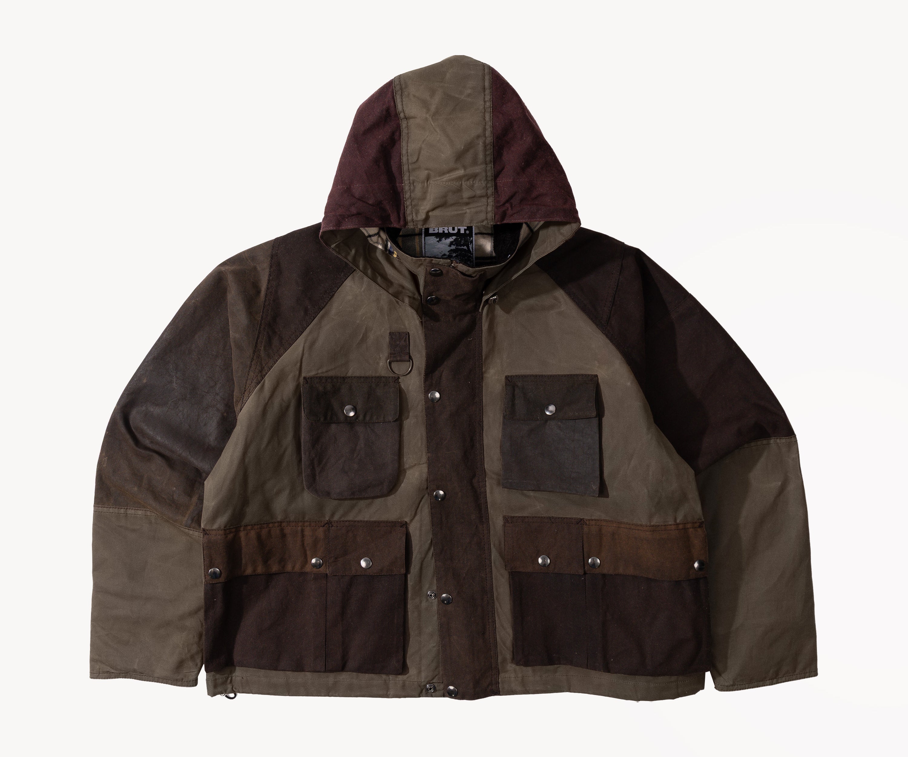 REWORK® TRIAL WAX JACKET - N° 021 Manteaux et vestes MEDIUM / MARRON - BRUT Clothing