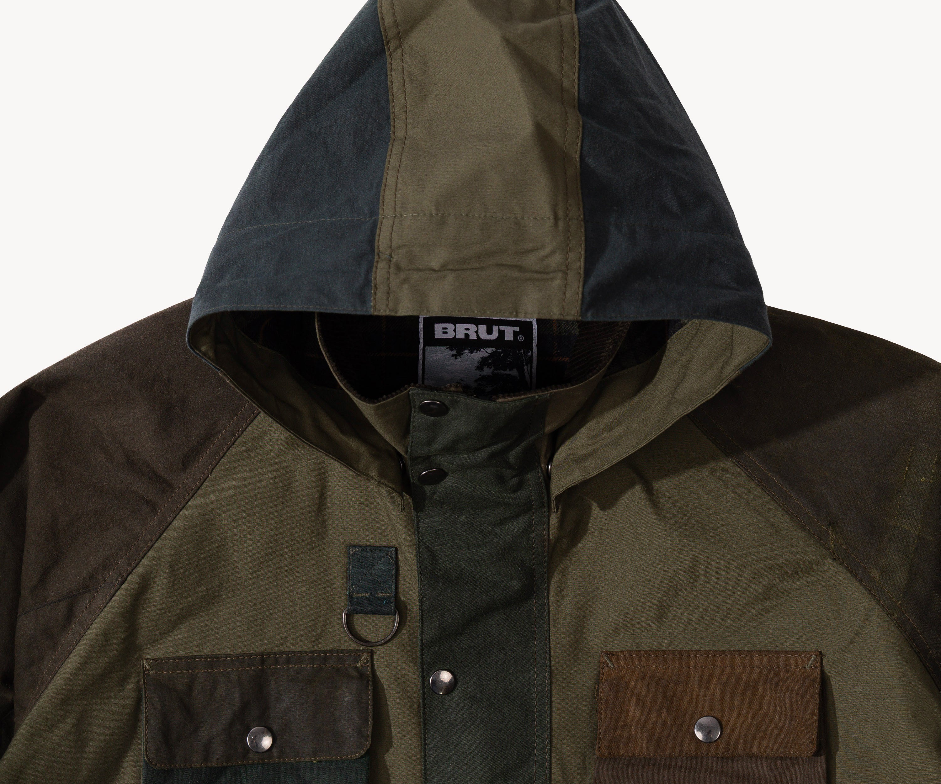 REWORK® TRIAL WAX JACKET - N° 013 Coats & Jackets MEDIUM / GREEN - BRUT Clothing