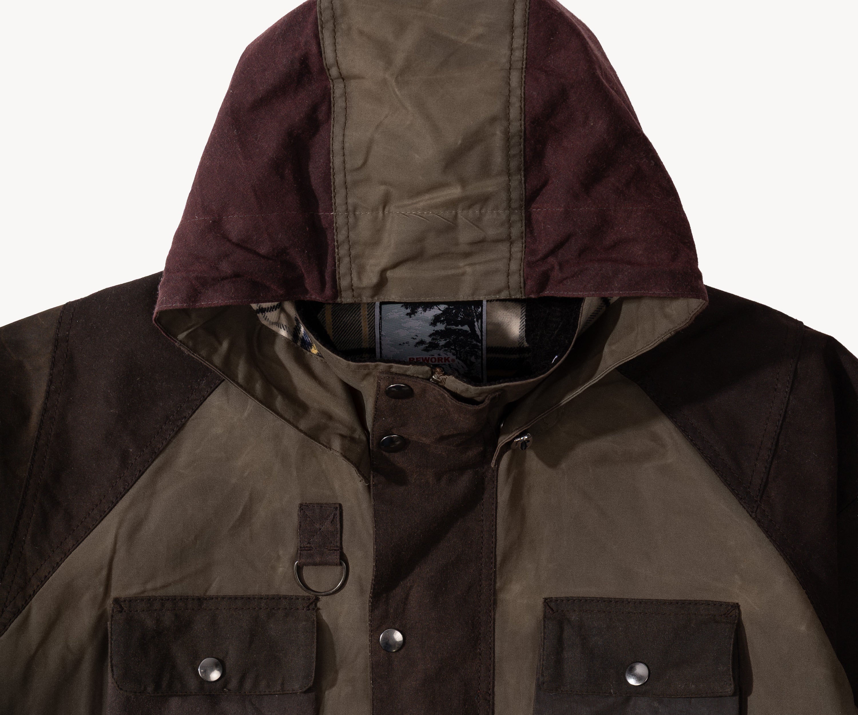 REWORK® TRIAL WAX JACKET - N° 021 Coats & Jackets MEDIUM / BROWN - BRUT Clothing