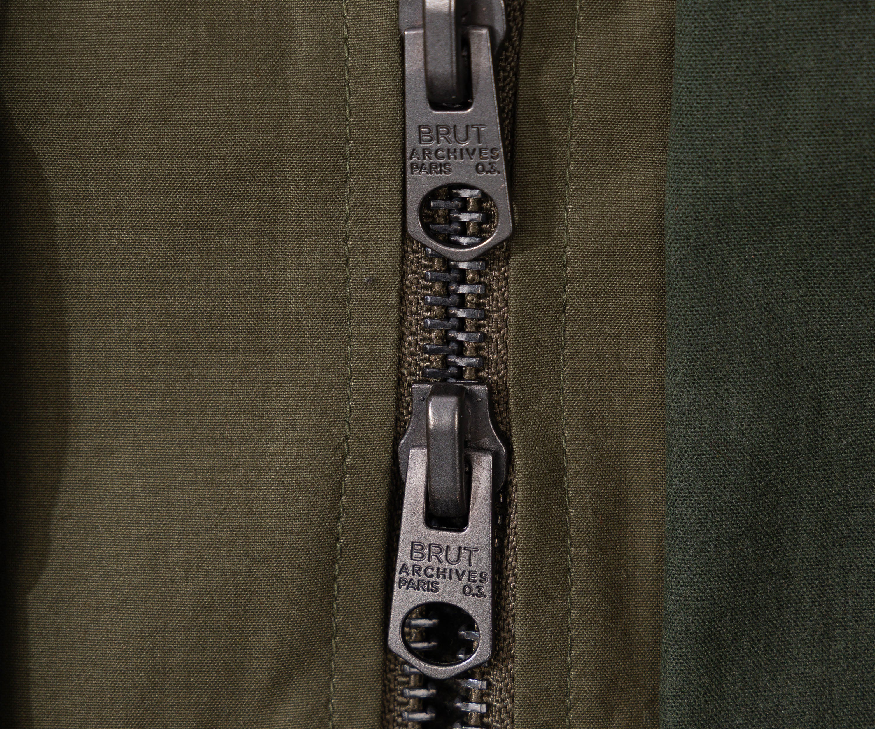 REWORK® TRIAL WAX JACKET - N° 013 Manteaux et vestes MEDIUM / VERT - BRUT Clothing