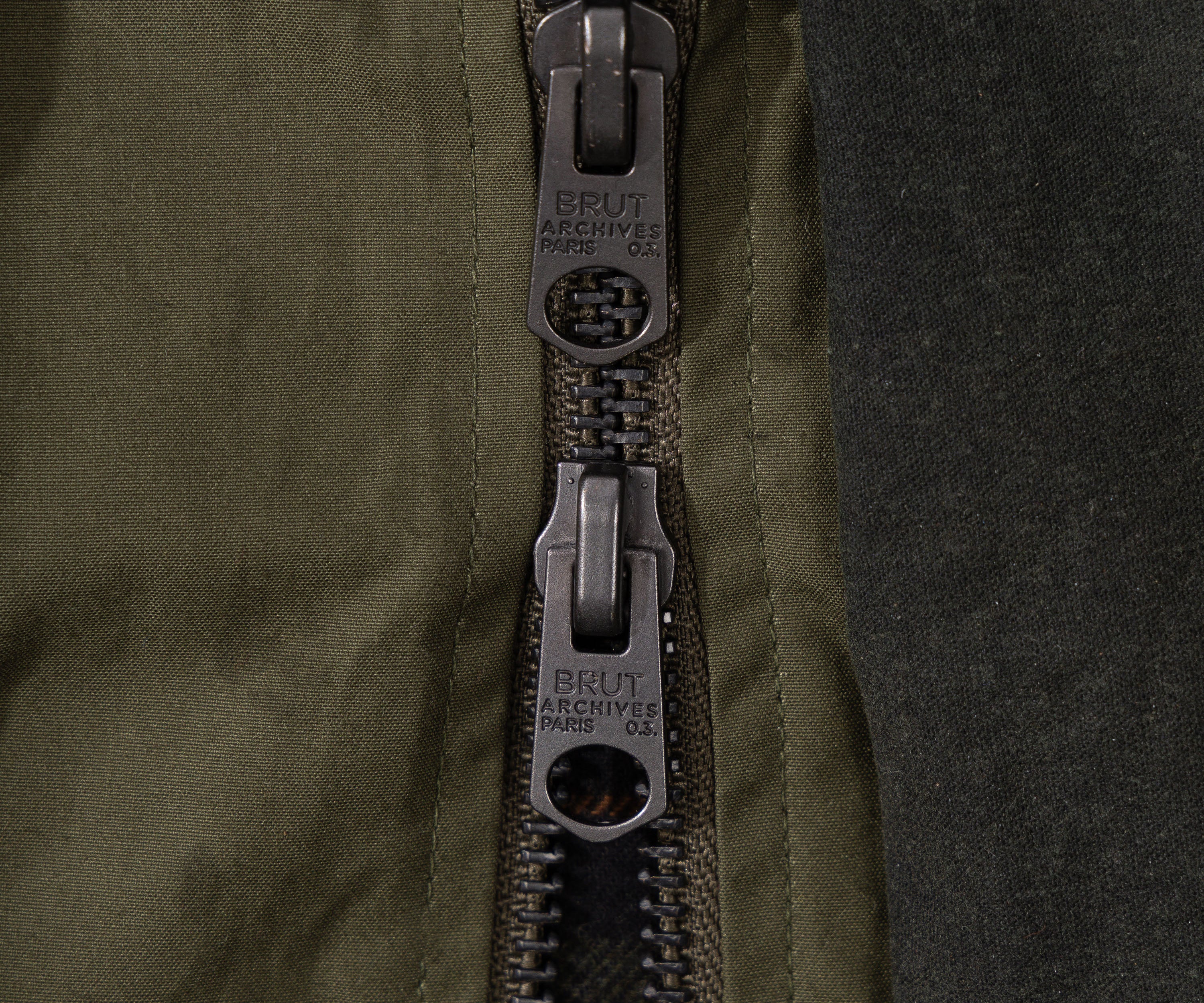 REWORK® TRIAL WAX JACKET - N° 044 Manteaux et vestes X-LARGE / VERT - BRUT Clothing