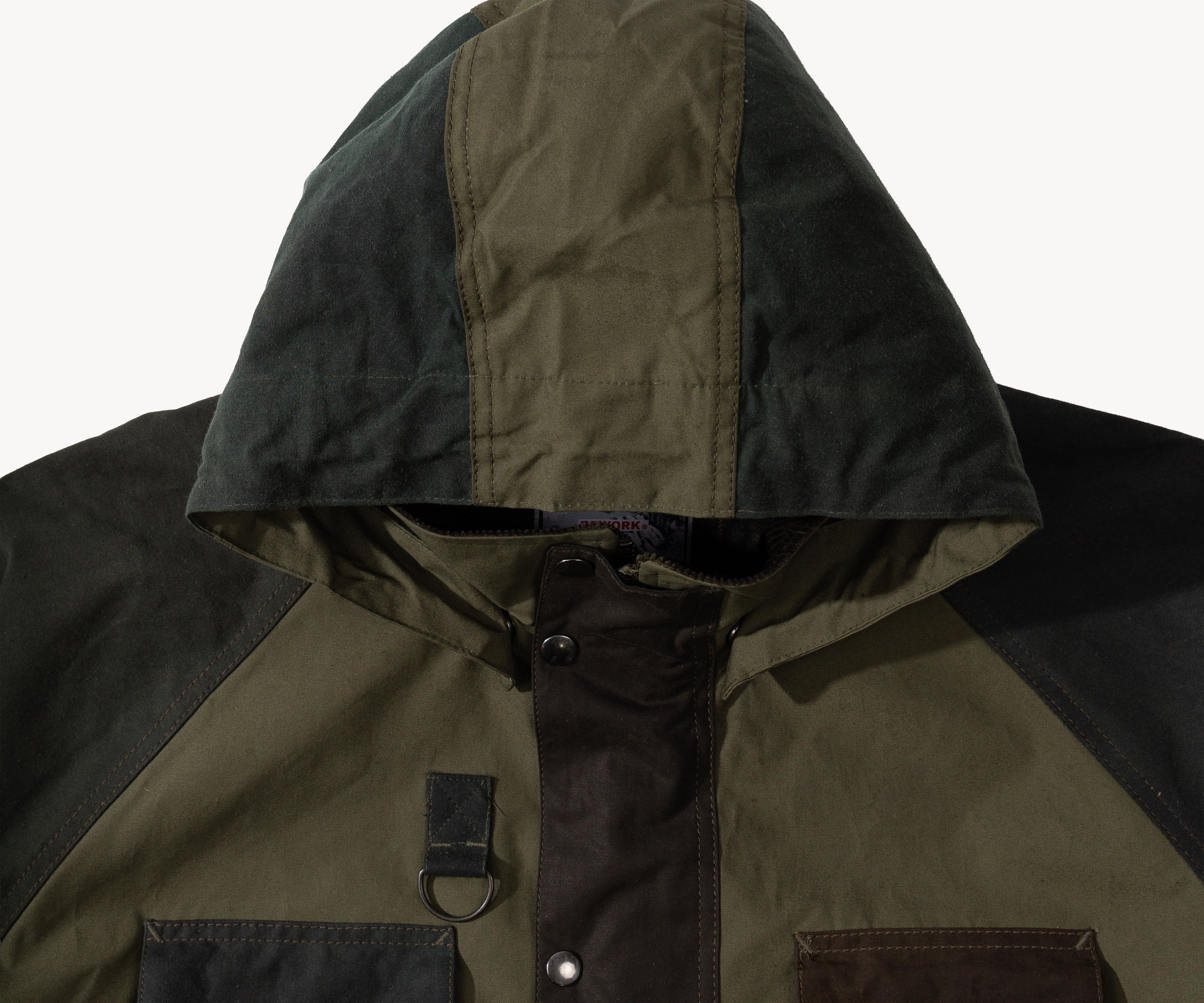 REWORK® TRIAL WAX JACKET - N° 039 Coats & Jackets X-LARGE / GREEN - BRUT Clothing