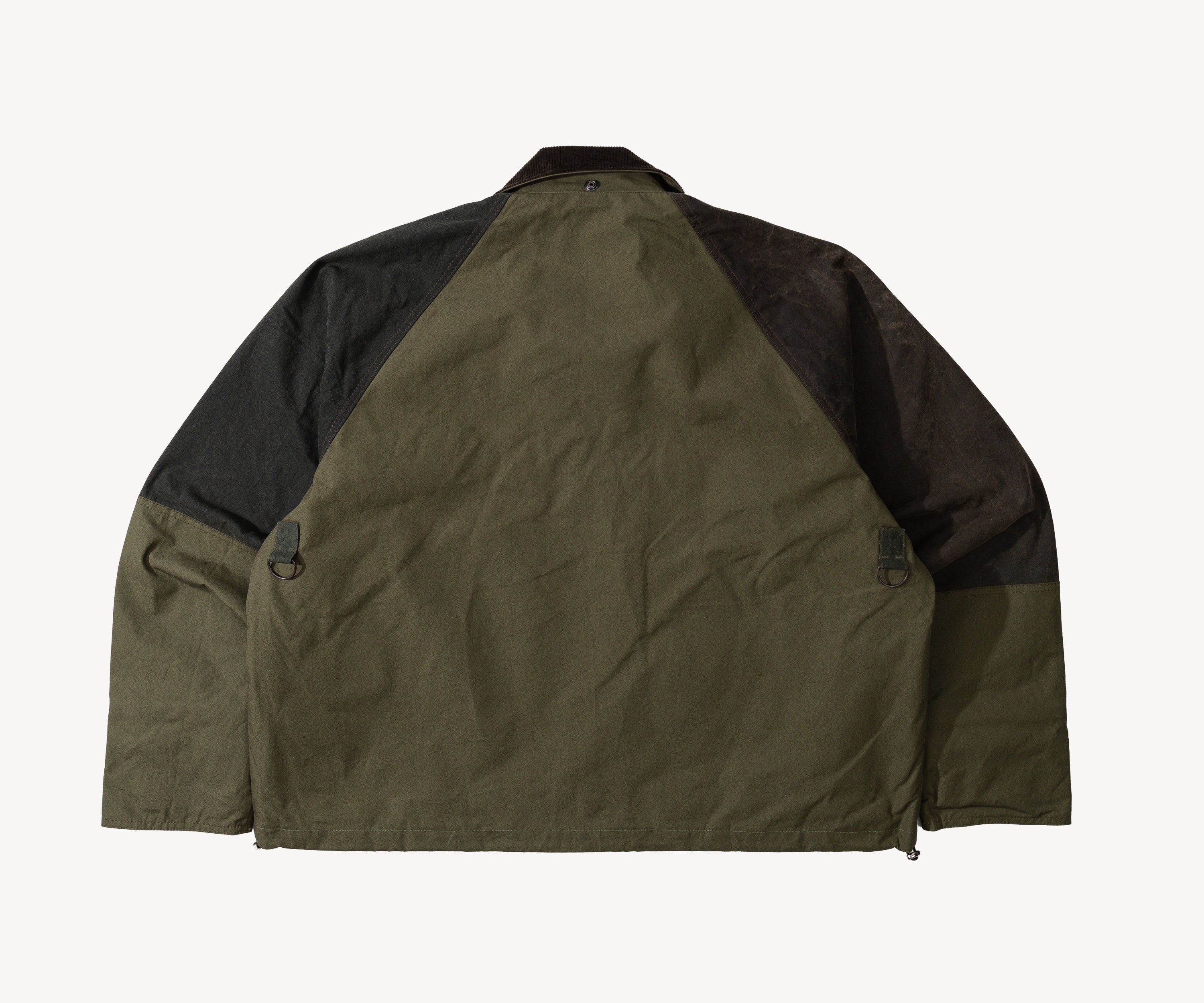 REWORK® TRIAL WAX JACKET - N° 044 Manteaux et vestes X-LARGE / VERT - BRUT Clothing