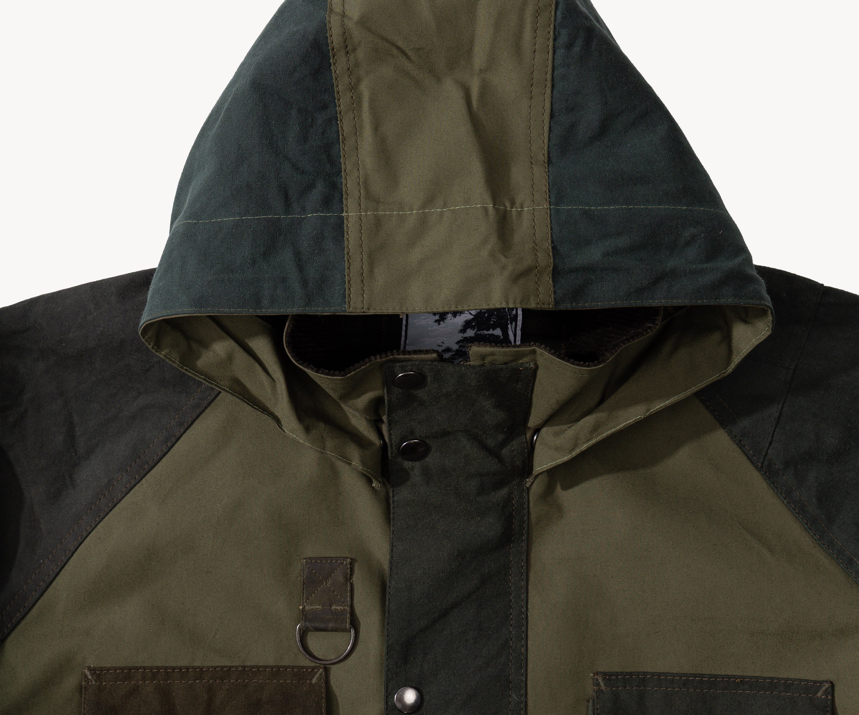 REWORK® TRIAL WAX JACKET - N° 045 Manteaux et vestes X-LARGE / VERT - BRUT Clothing
