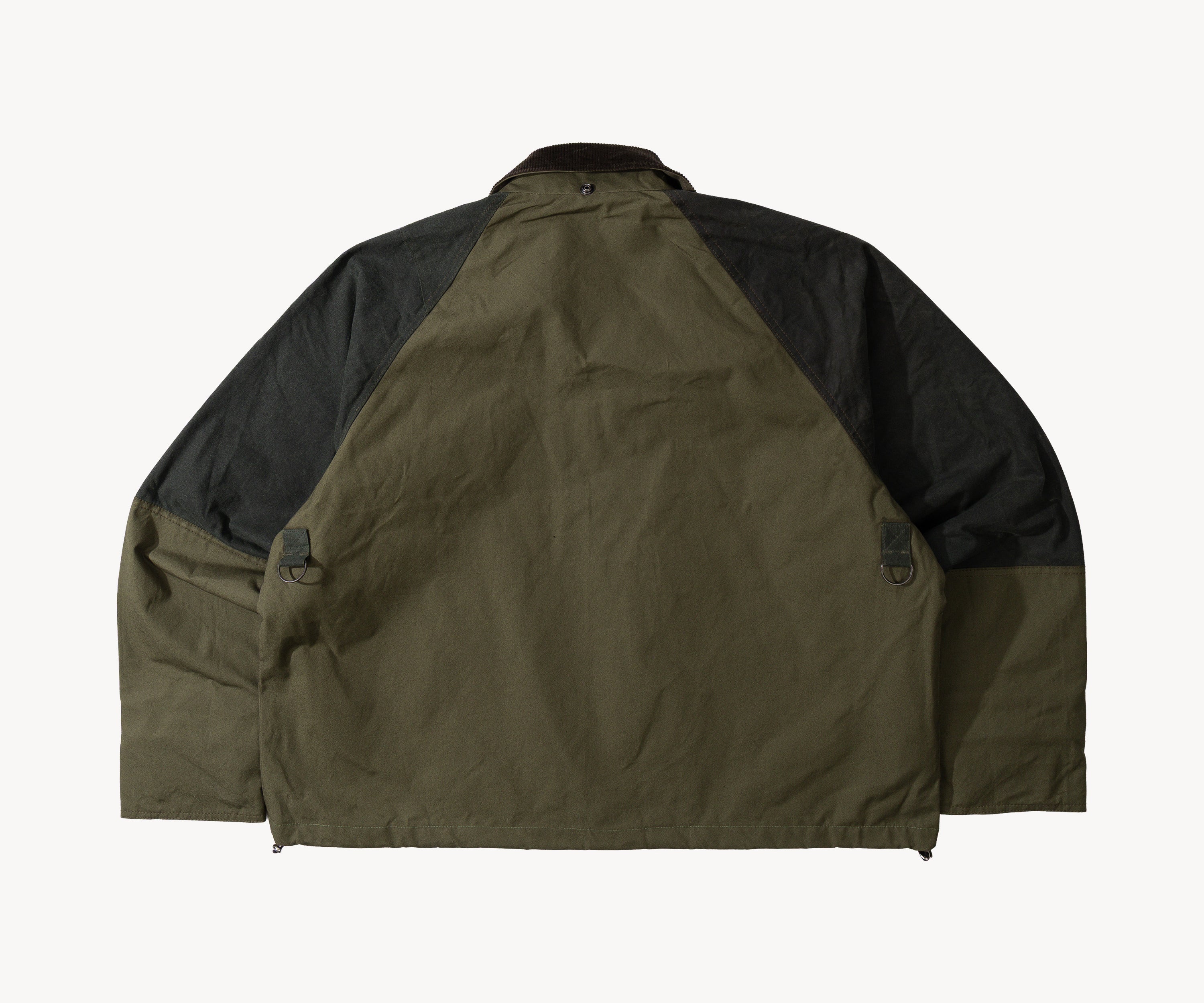 REWORK® TRIAL WAX JACKET - N° 045 Manteaux et vestes X-LARGE / VERT - BRUT Clothing