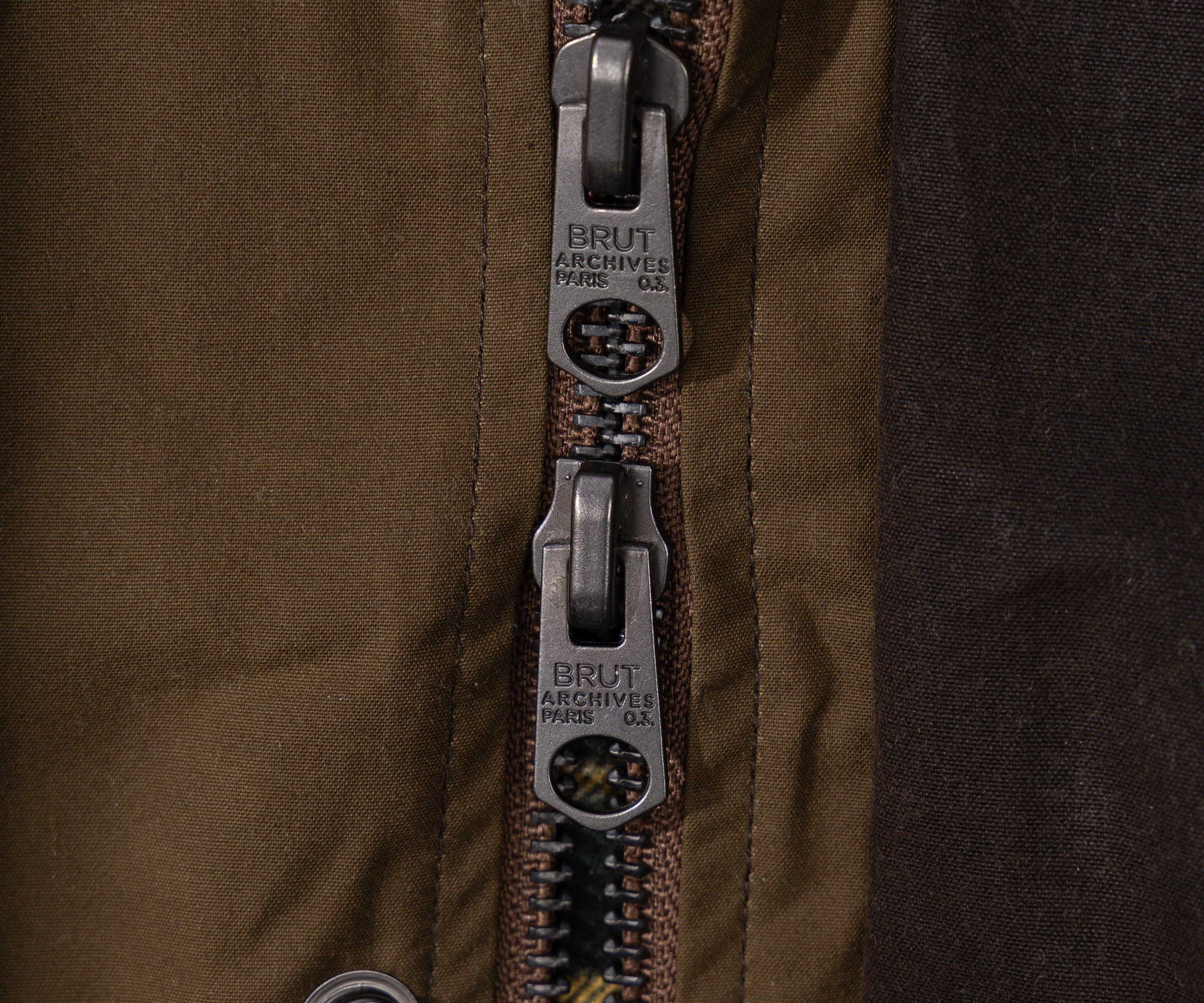 REWORK® TRIAL WAX JACKET - N° 030 Coats & Jackets LARGE / BROWN - BRUT Clothing