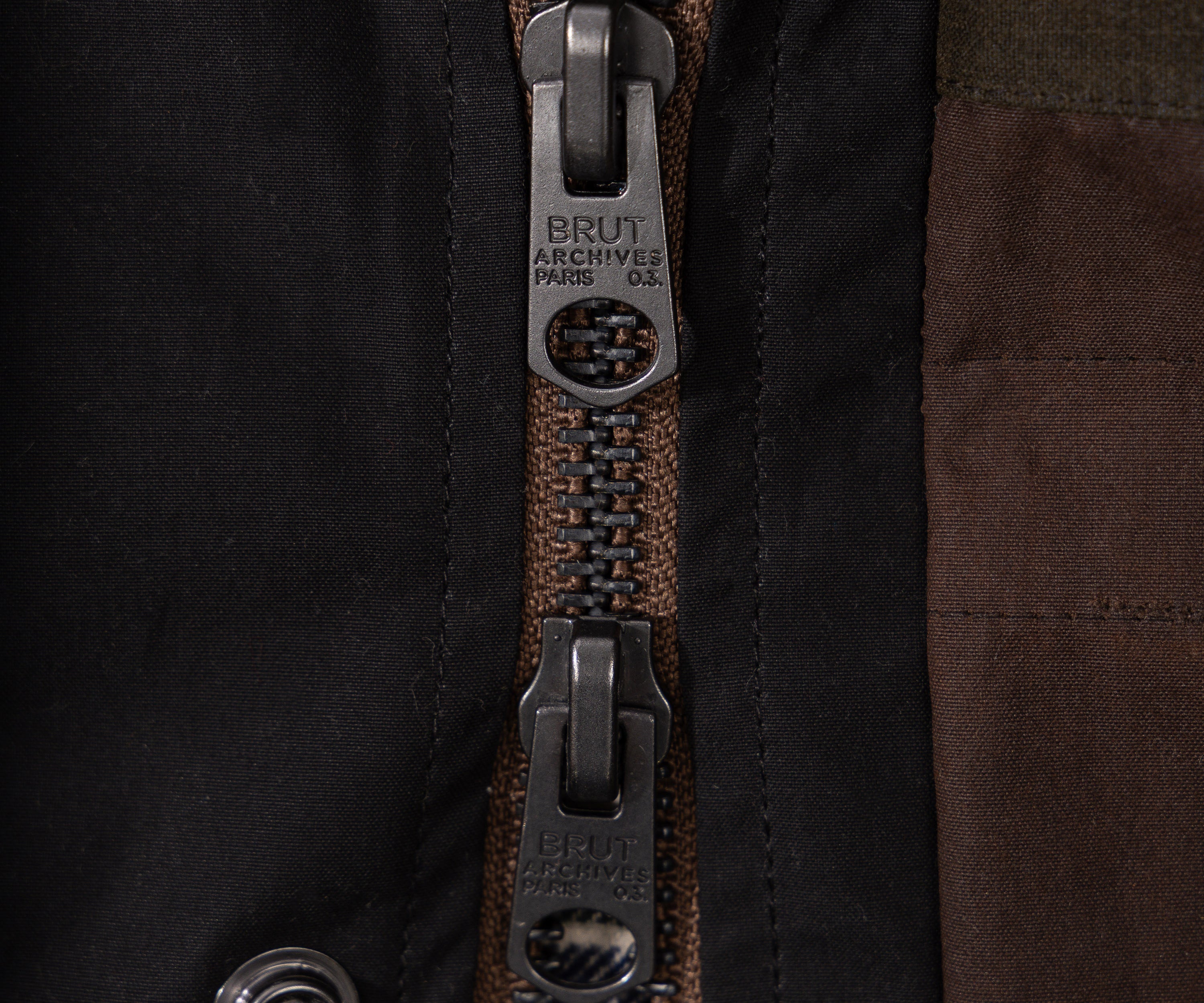 REWORK® TRIAL WAX JACKET - N° 008 Coats & Jackets SMALL / BROWN - BRUT Clothing