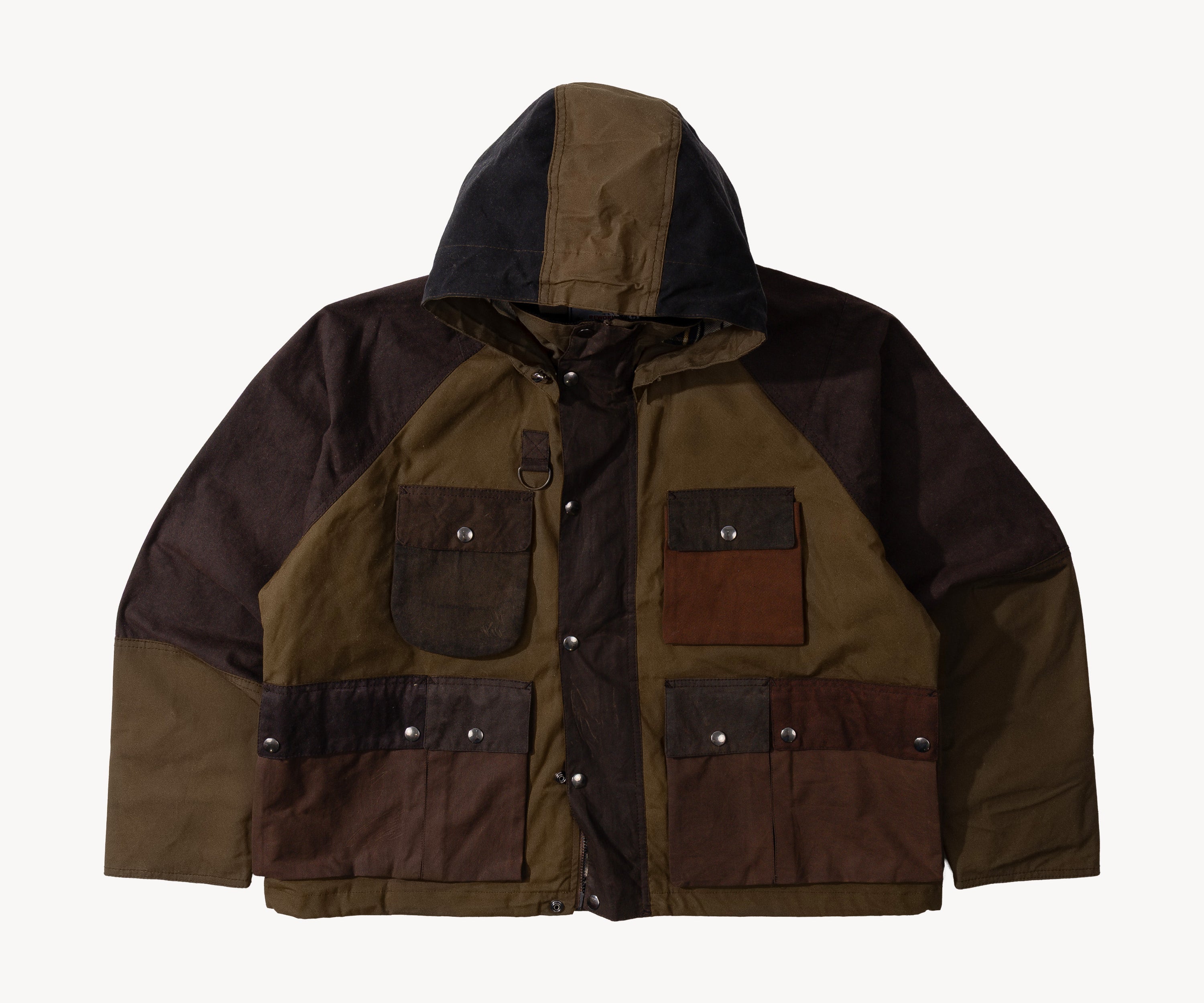 REWORK® TRIAL WAX JACKET - N° 019 Manteaux et vestes MEDIUM / MARRON - BRUT Clothing