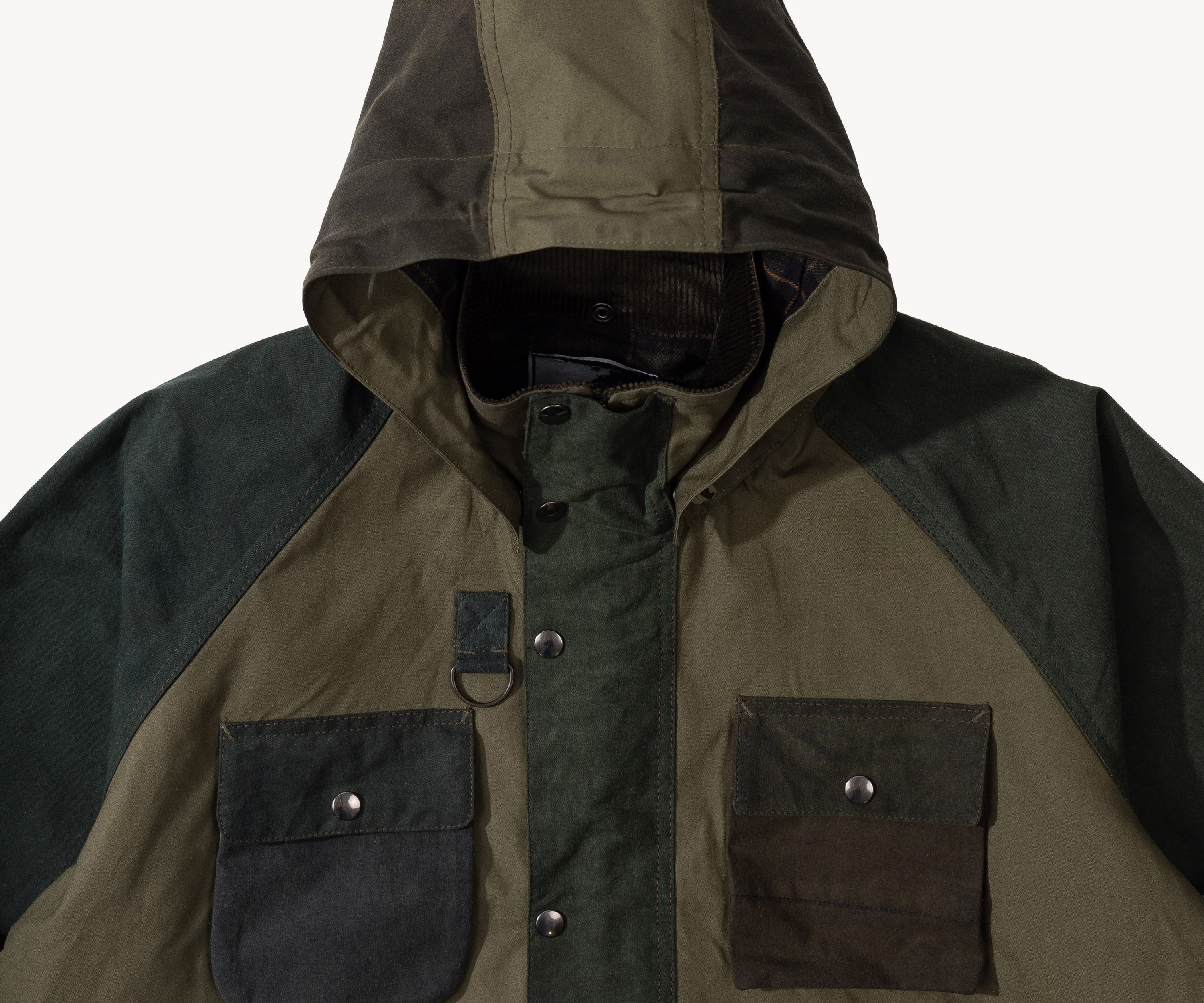 REWORK® TRIAL WAX JACKET - N° 002 Coats & Jackets SMALL / GREEN - BRUT Clothing
