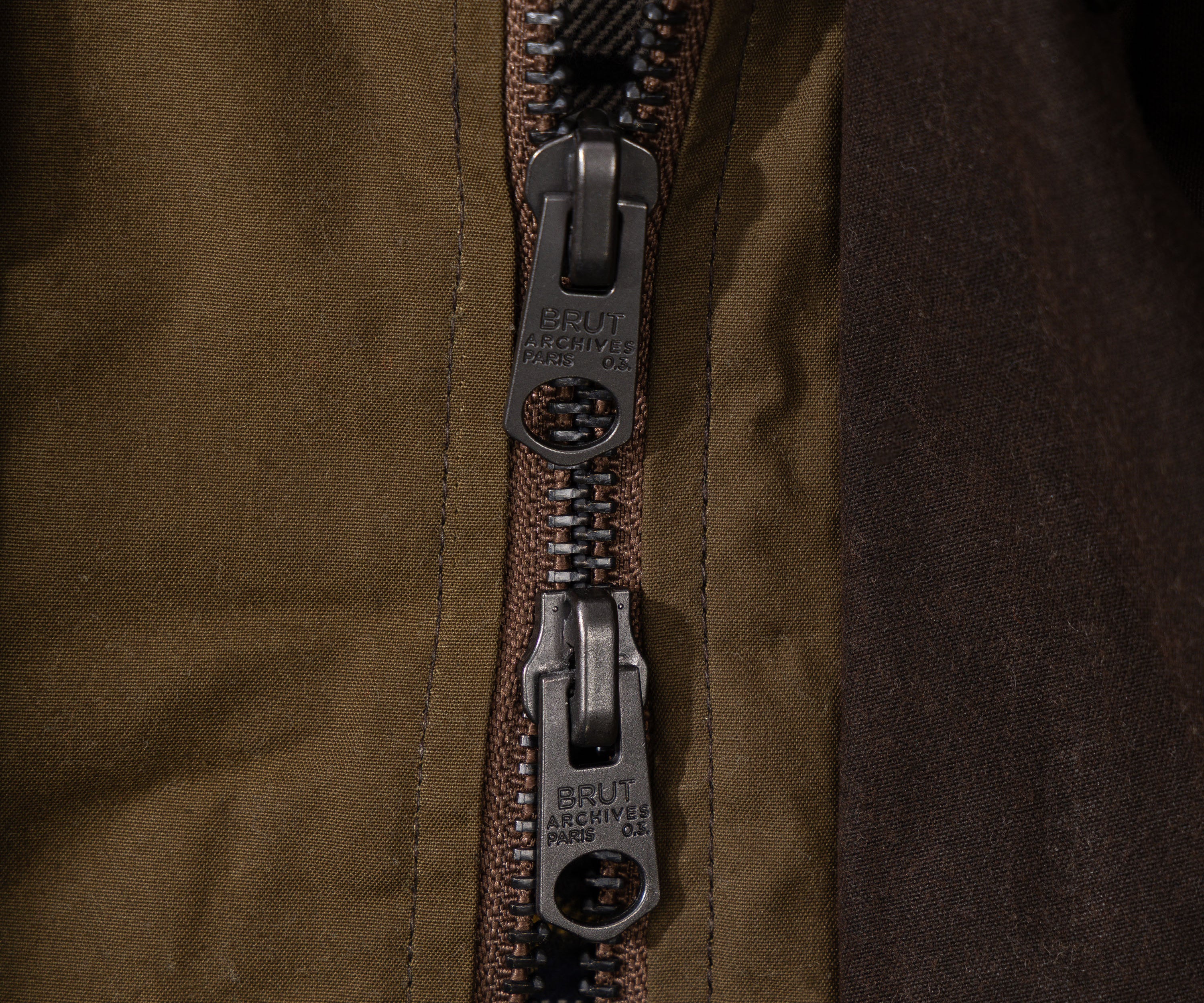 REWORK® TRIAL WAX JACKET - N° 031 Coats & Jackets LARGE / BROWN - BRUT Clothing