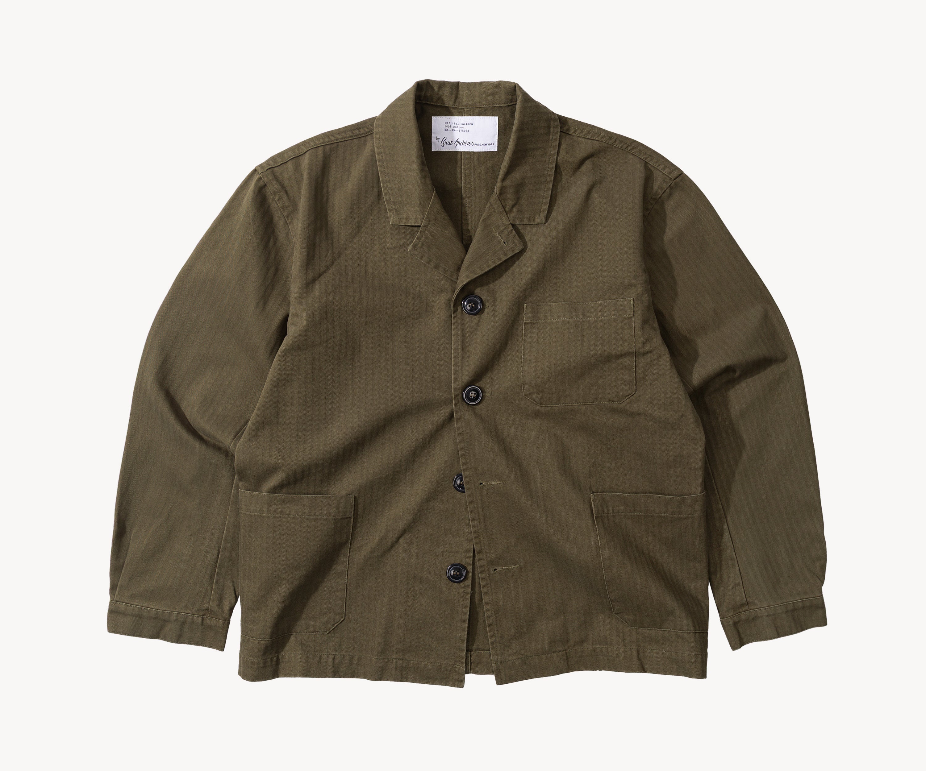 THE UTILITY JACKET Manteaux et vestes TAILLE S / VERT OLIVE - BRUT Clothing