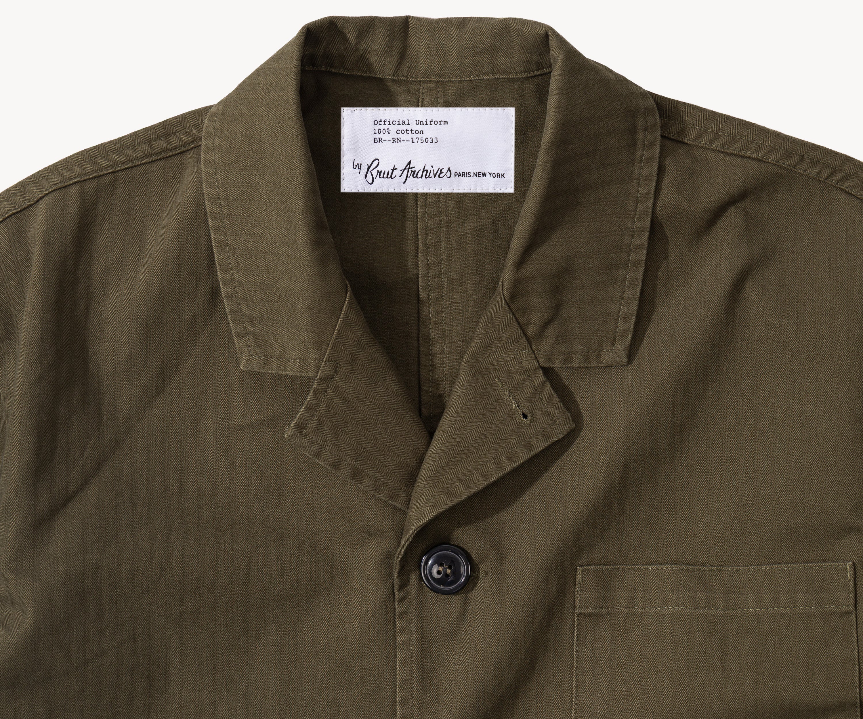 THE UTILITY JACKET Manteaux et vestes TAILLE S / VERT OLIVE - BRUT Clothing