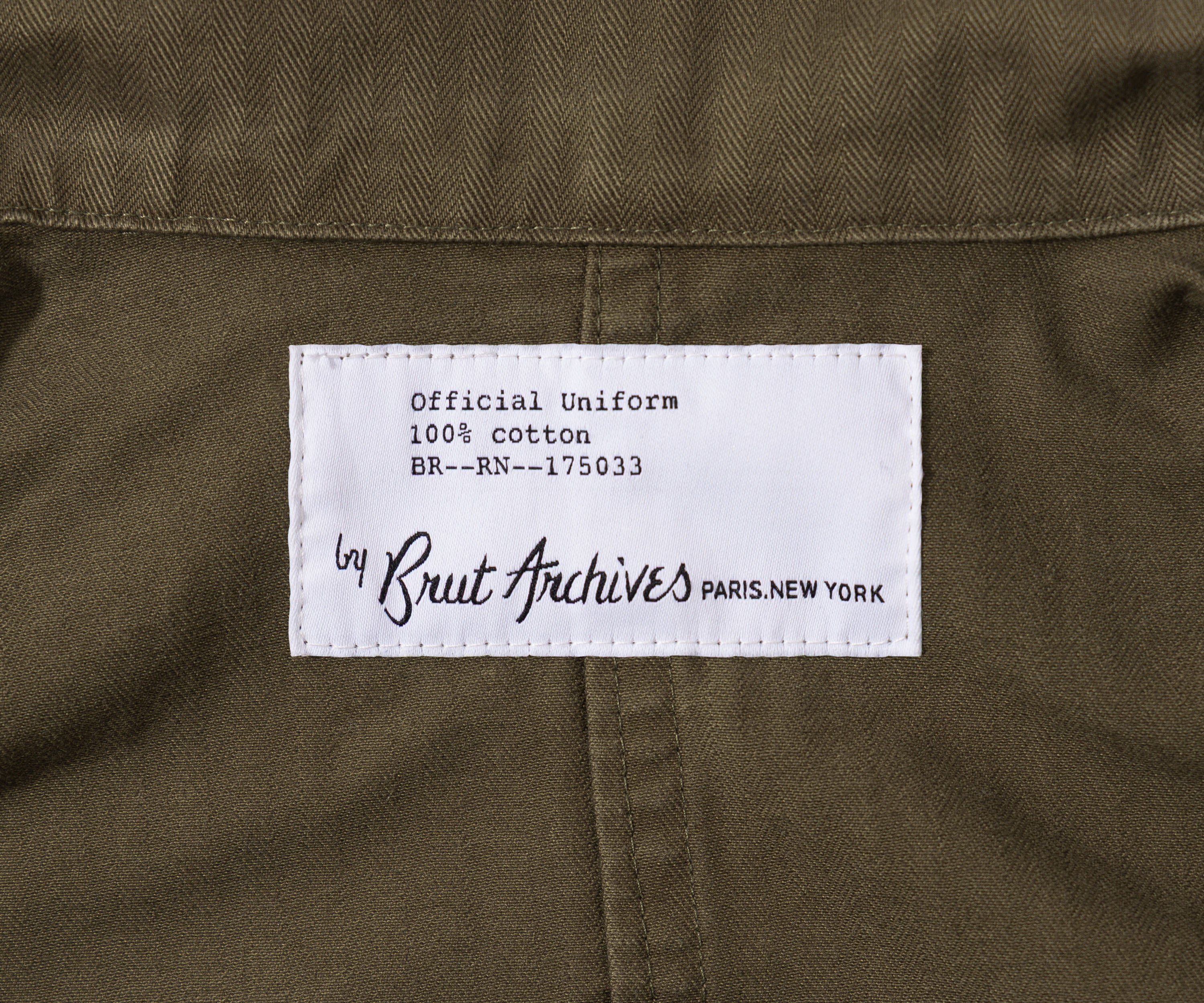 THE UTILITY JACKET Manteaux et vestes TAILLE S / VERT OLIVE - BRUT Clothing