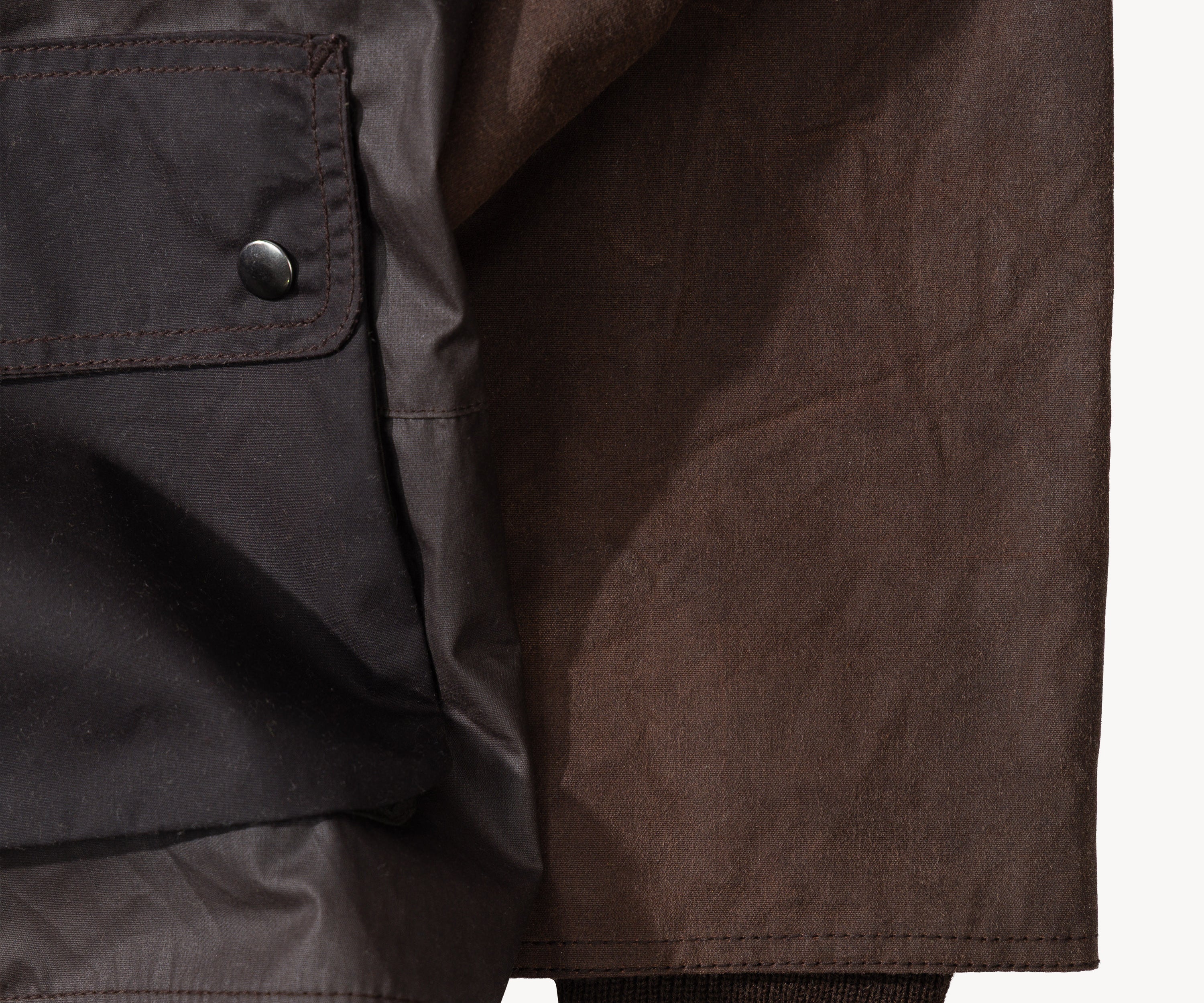 REWORK® KEEPER WAX JACKET - N° 036 Coats & Jackets LARGE / BROWN - BRUT Clothing
