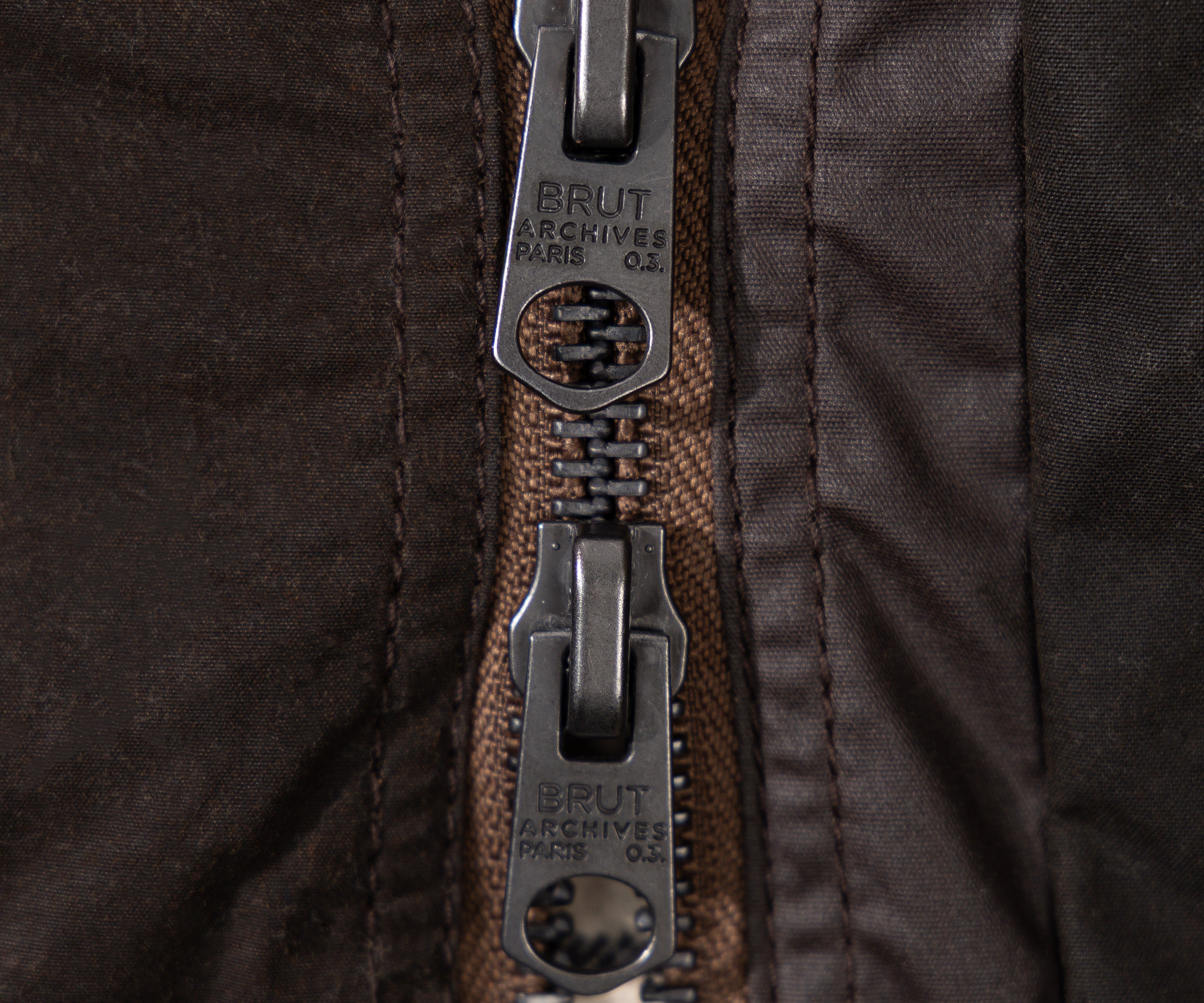 REWORK® KEEPER WAX JACKET - N° 036 Manteaux et vestes LARGE / MARRON - BRUT Clothing