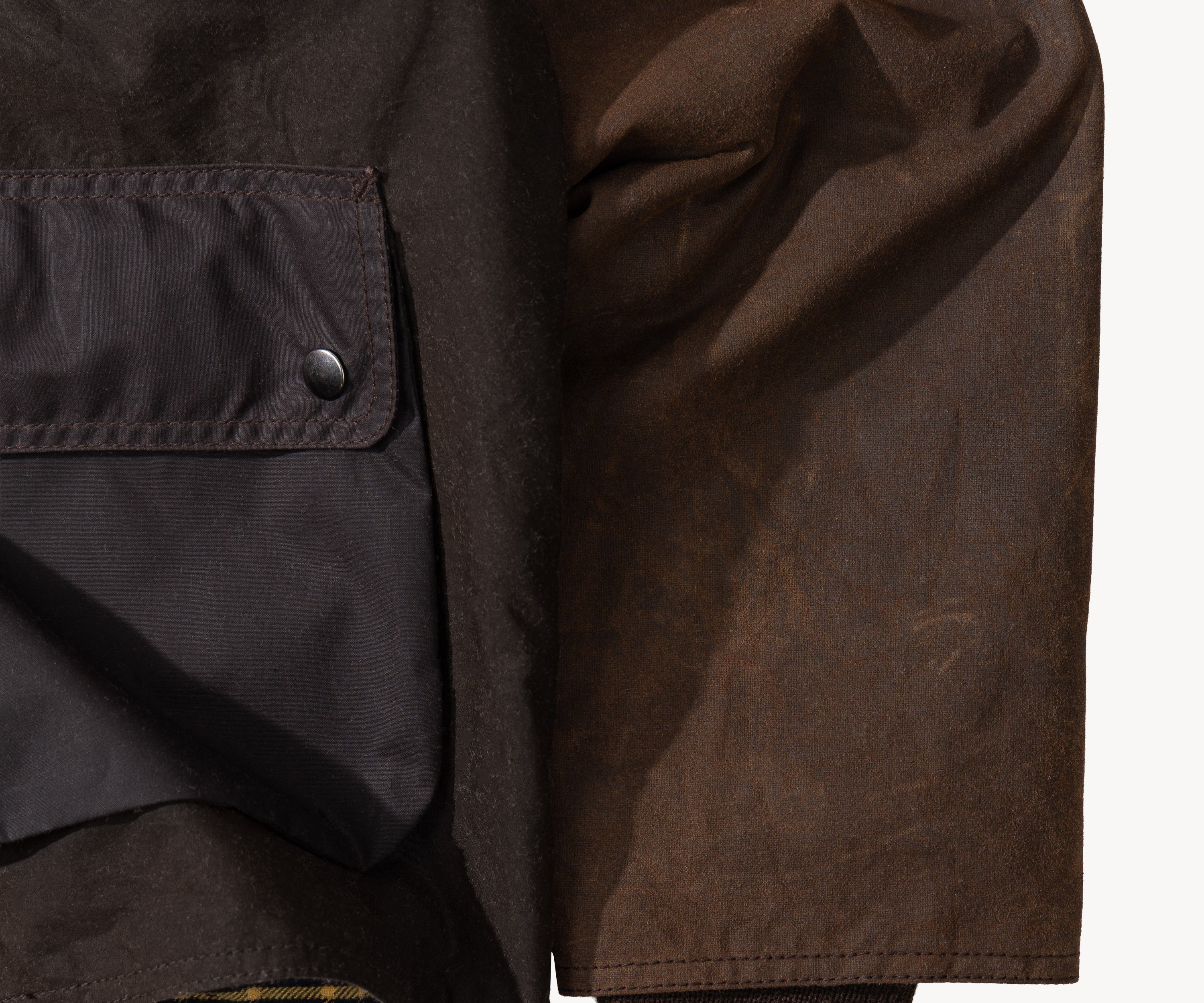 REWORK® KEEPER WAX JACKET - N° 037 Coats & Jackets LARGE / BROWN - BRUT Clothing