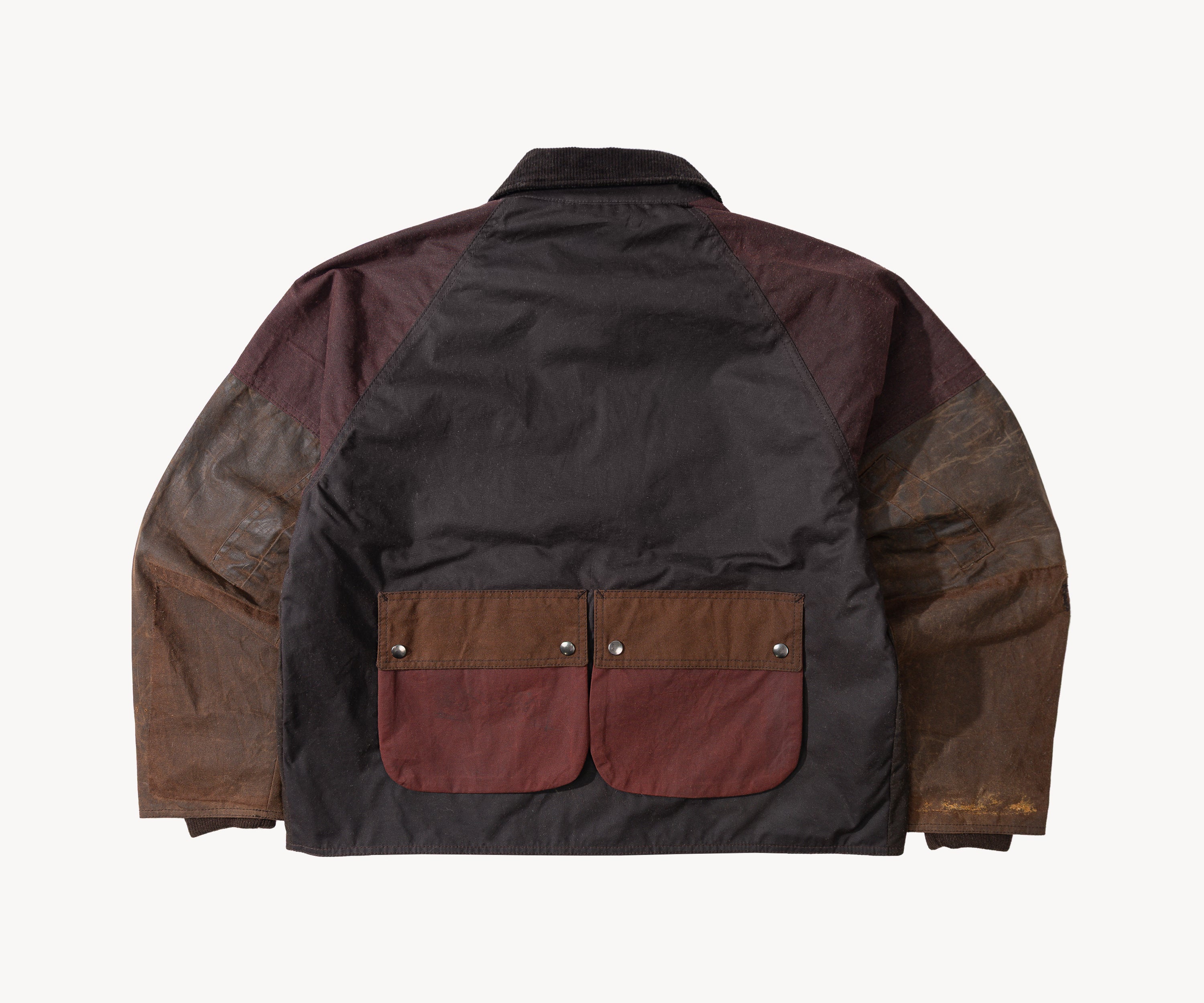 REWORK® KEEPER WAX JACKET - N° 037 Manteaux et vestes LARGE / MARRON - BRUT Clothing