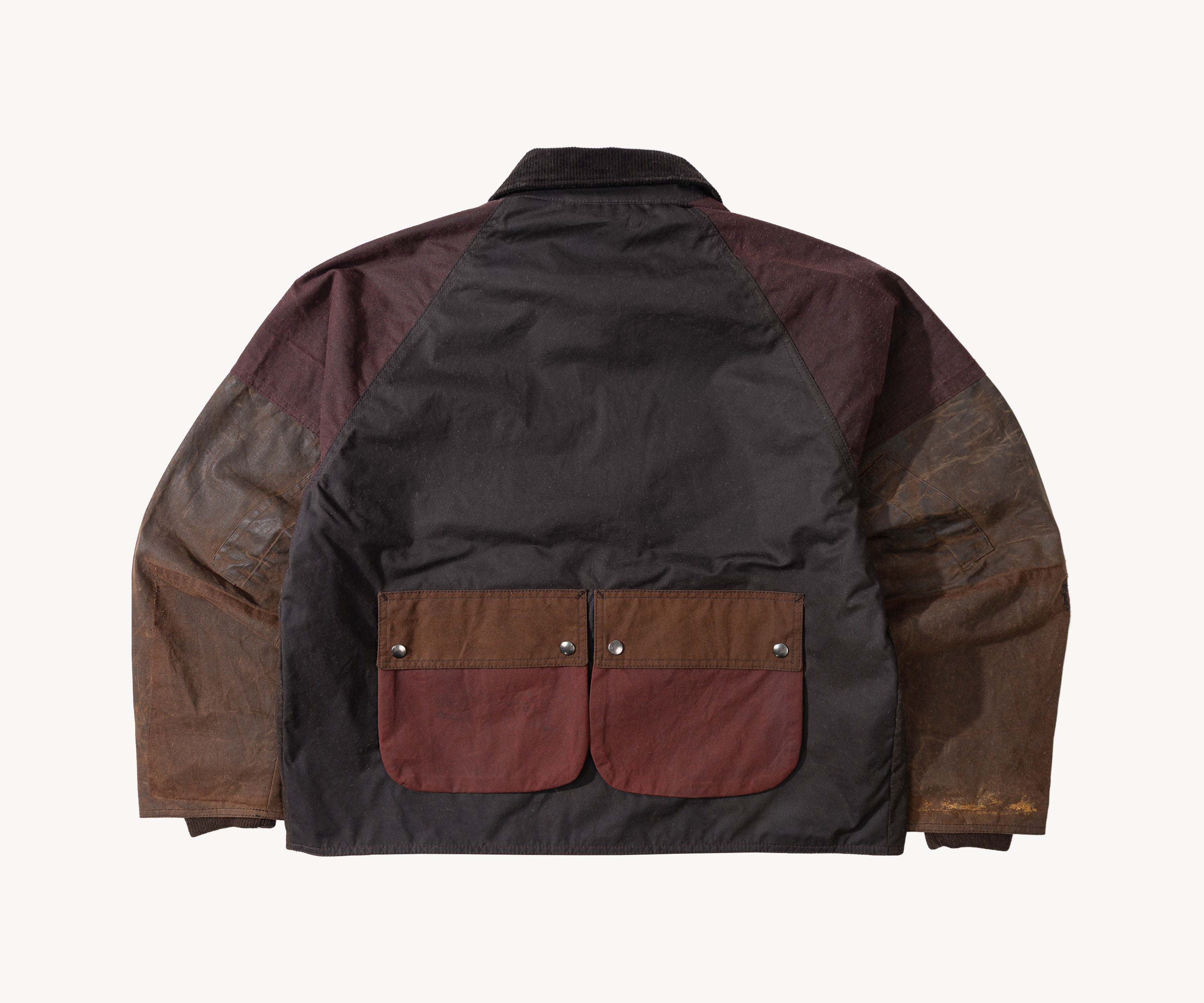 REWORK® KEEPER WAX JACKET - N° 037 Coats & Jackets LARGE / BROWN - BRUT Clothing