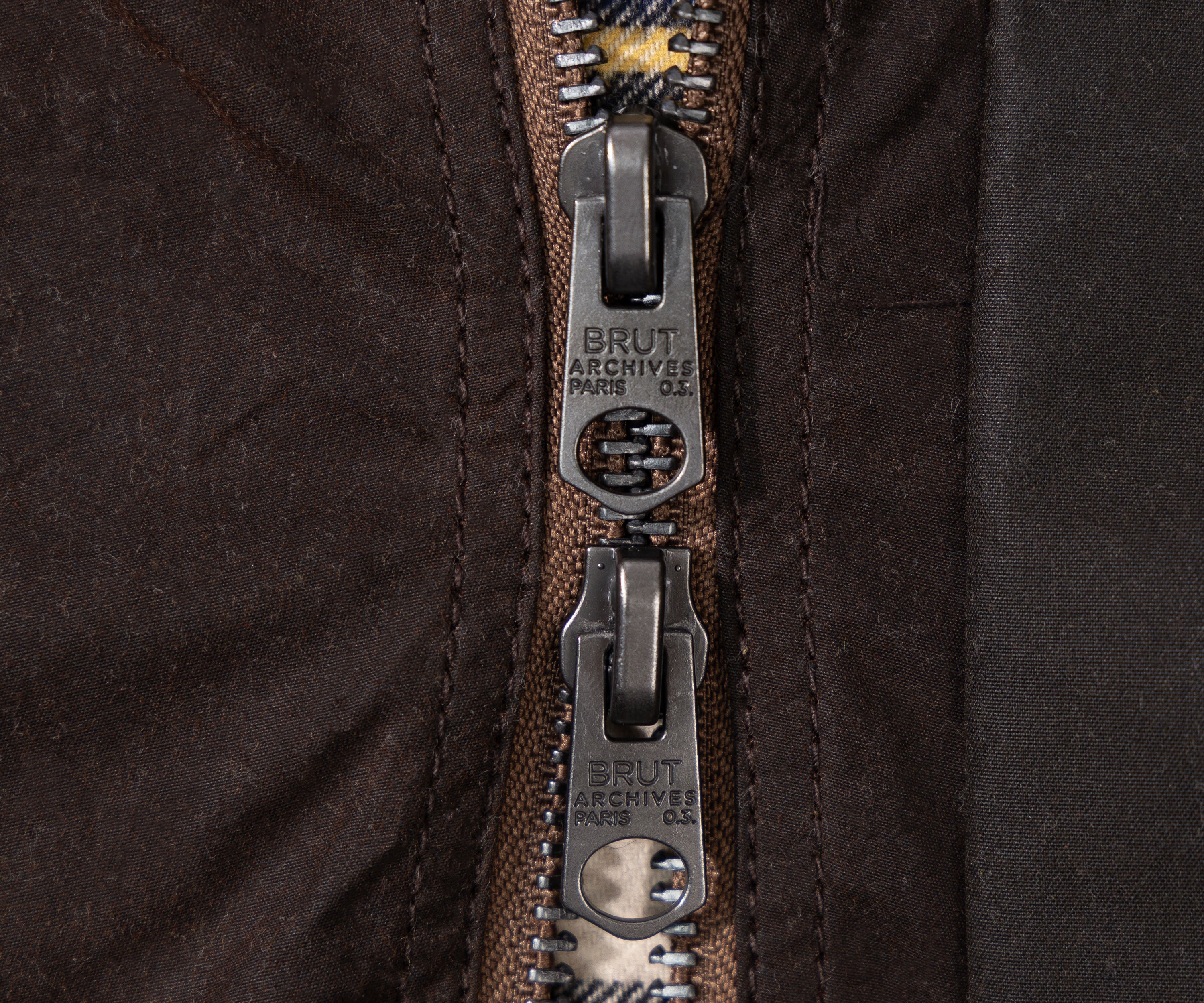 REWORK® KEEPER WAX JACKET - N° 038 Coats & Jackets LARGE / BROWN - BRUT Clothing
