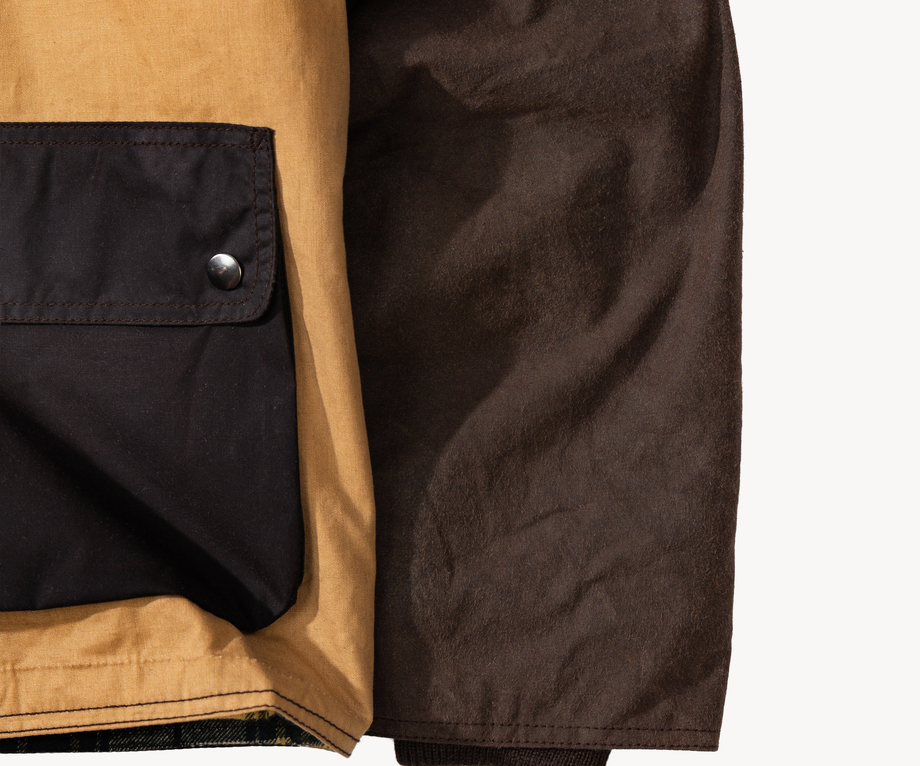 REWORK® KEEPER WAX JACKET - N° 042 Coats & Jackets LARGE / BROWN - BRUT Clothing