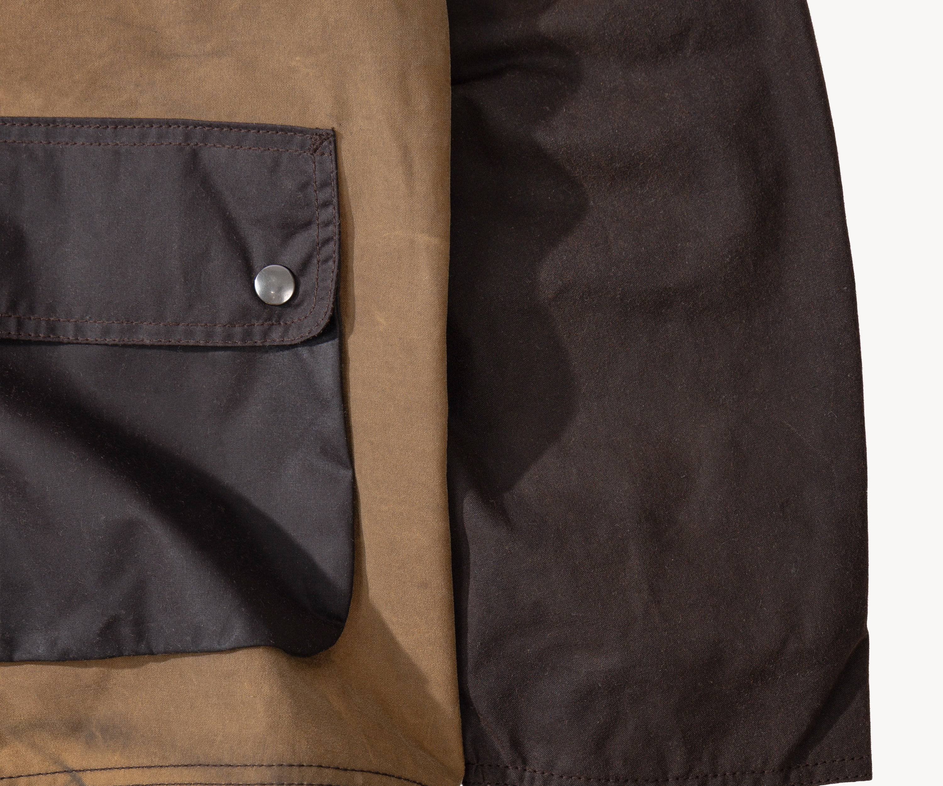 REWORK® KEEPER WAX JACKET - N° 043 Coats & Jackets LARGE / BROWN - BRUT Clothing
