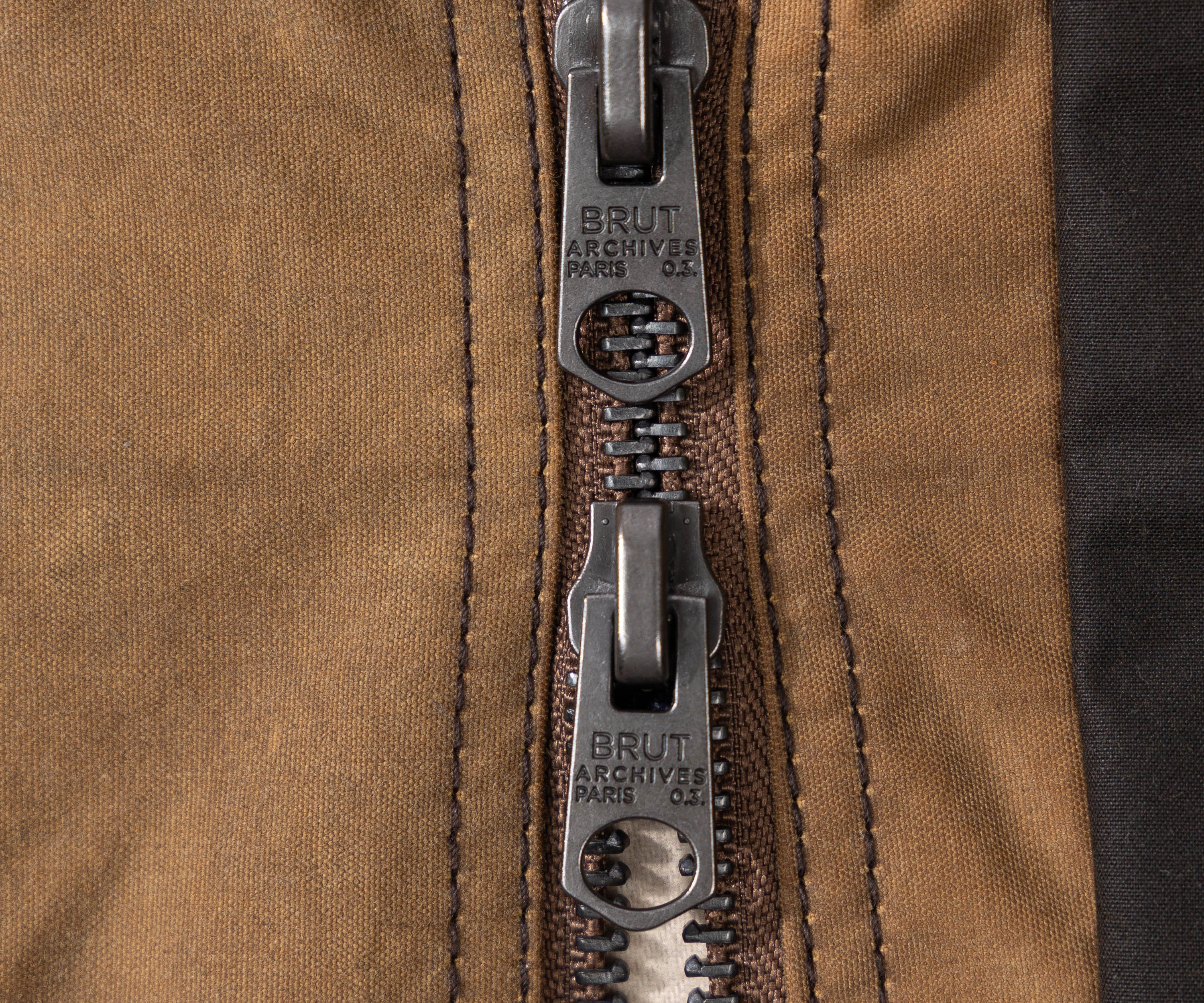 REWORK® KEEPER WAX JACKET - N° 043 Coats & Jackets LARGE / BROWN - BRUT Clothing