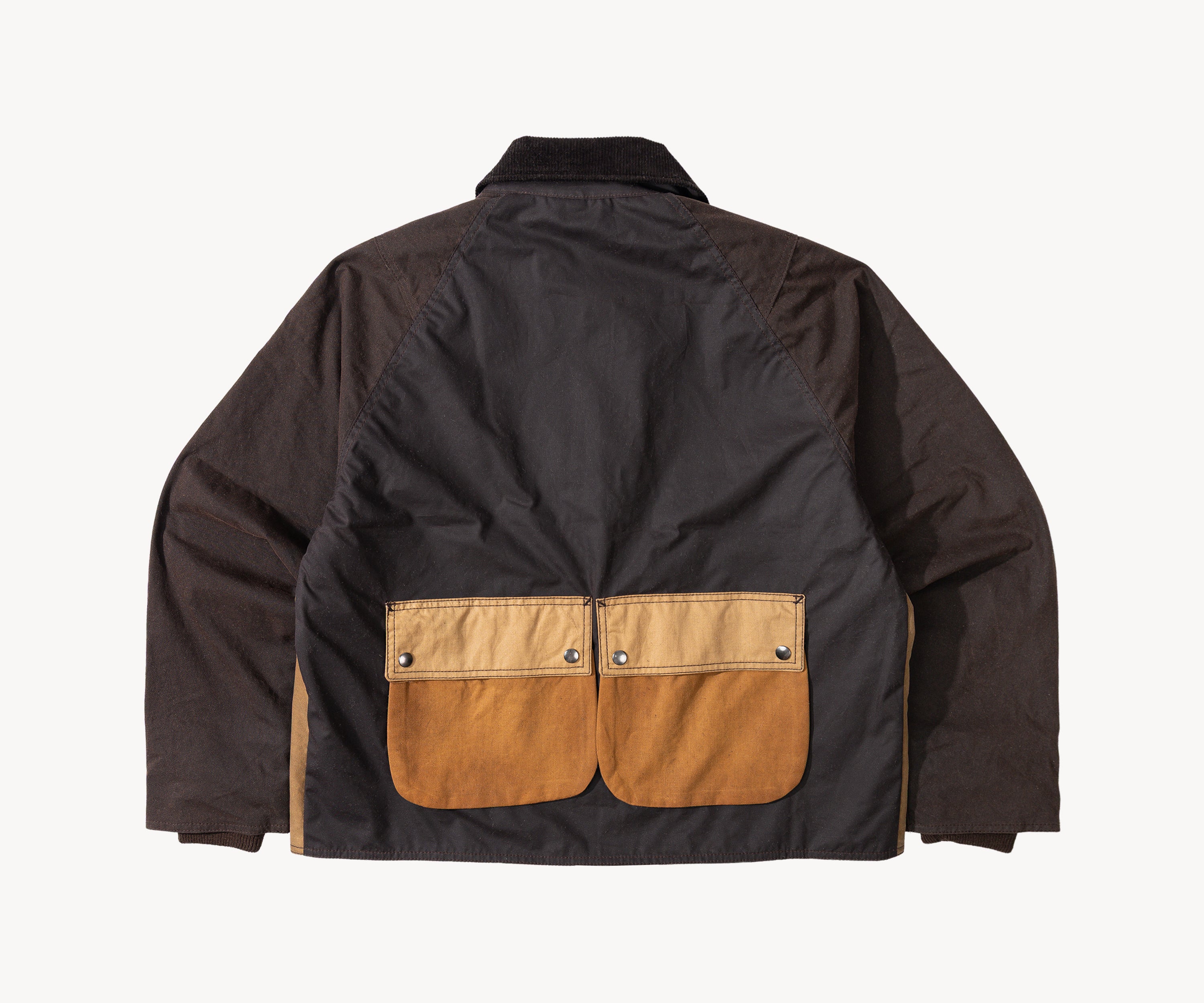 REWORK® KEEPER WAX JACKET - N° 043 Coats & Jackets LARGE / BROWN - BRUT Clothing