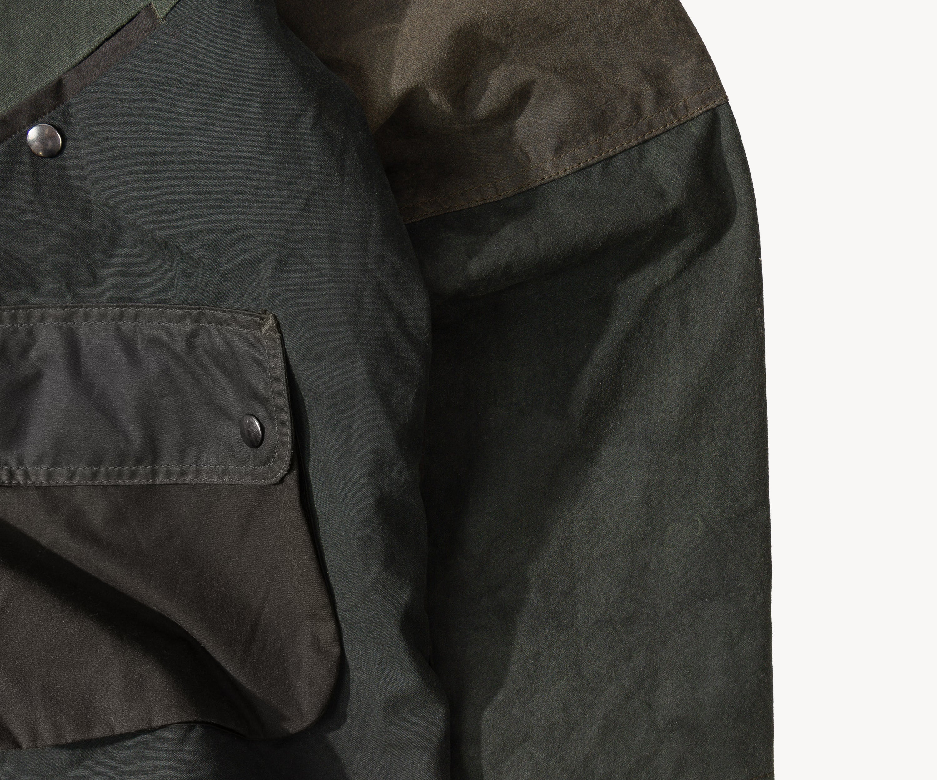 REWORK® KEEPER WAX JACKET - N° 054 Coats & Jackets LARGE / GREEN - BRUT Clothing