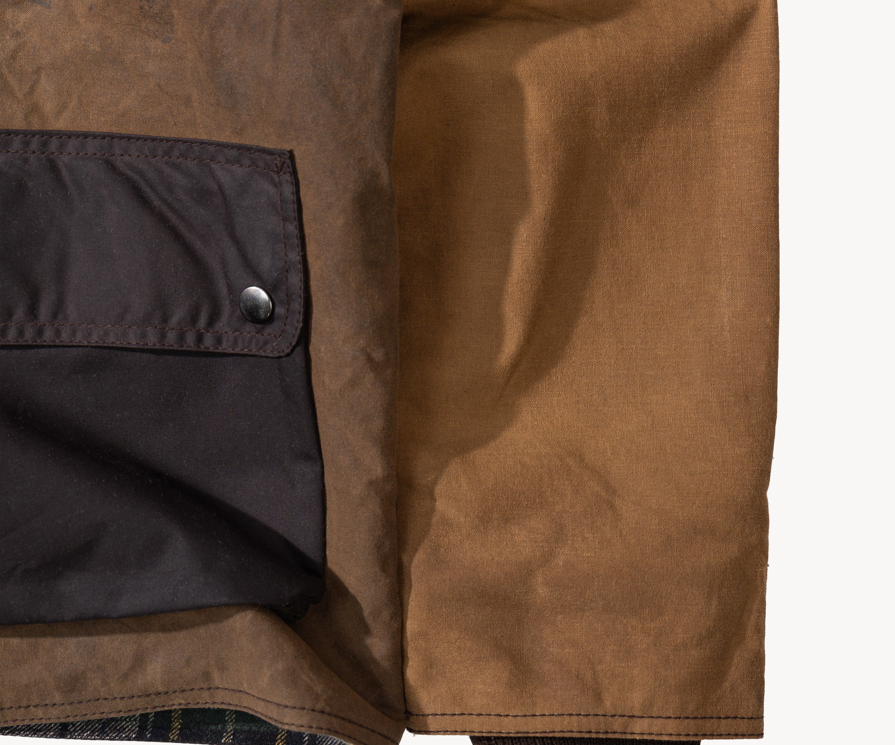 REWORK® KEEPER WAX JACKET - N° 015 Coats & Jackets MEDIUM / BROWN - BRUT Clothing