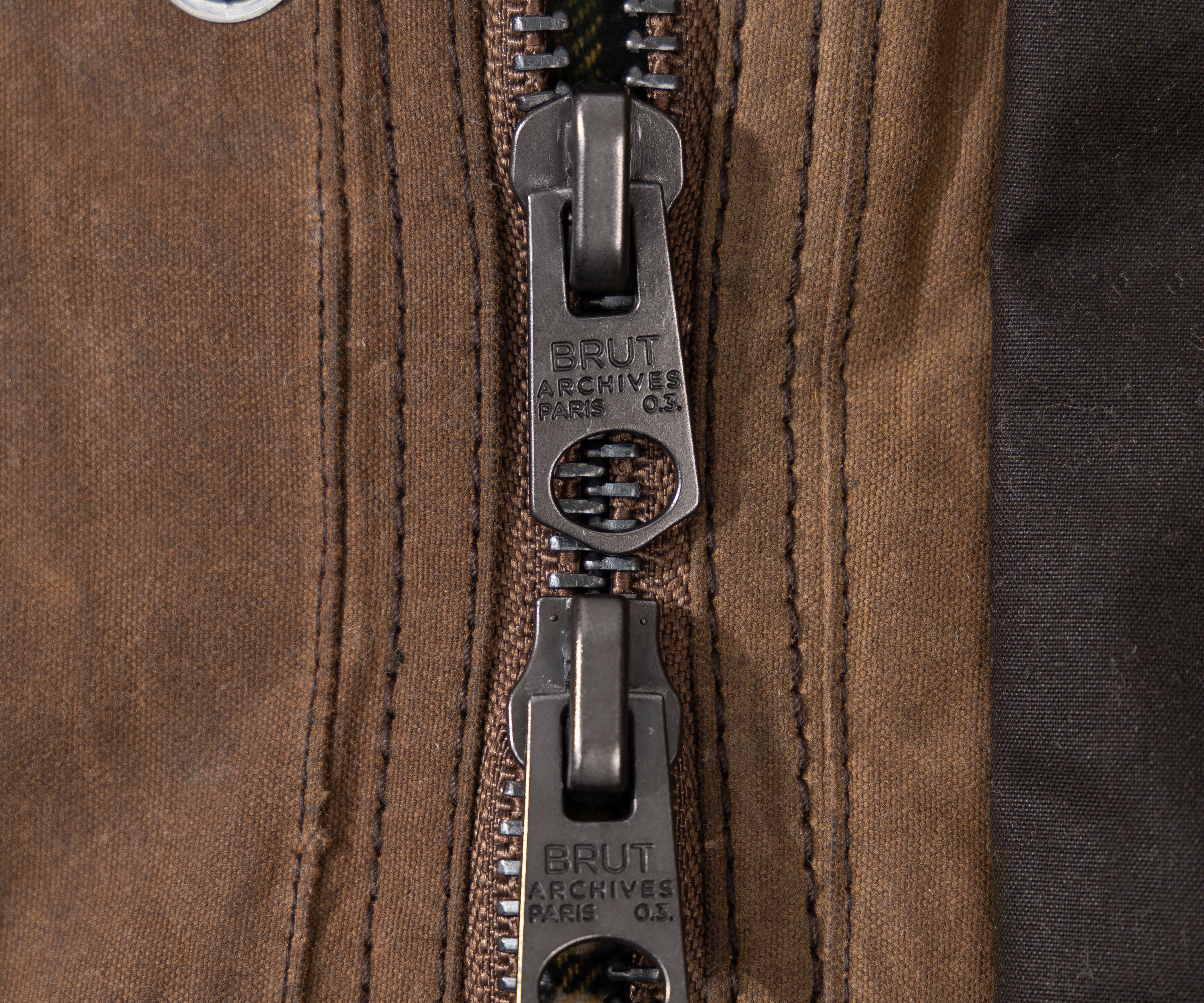 REWORK® KEEPER WAX JACKET - N° 015 Coats & Jackets MEDIUM / BROWN - BRUT Clothing