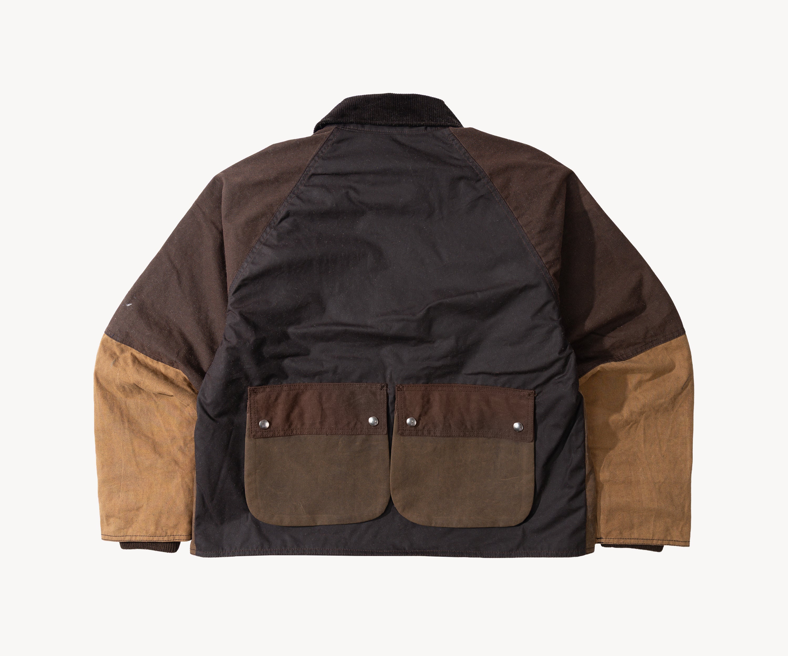 REWORK® KEEPER WAX JACKET - N° 016 MEDIUM / MARRON - BRUT Clothing